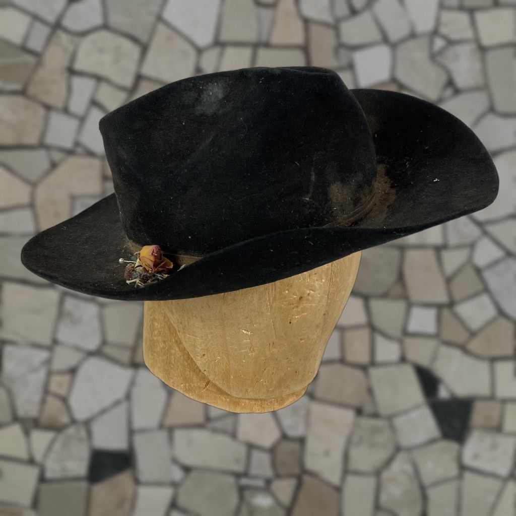 Vintage VINTAGE Resistol Cowboy Hat Rodeo Size 1/4 Well Used HaT Cowboy Mens? Size ONE SIZE - 1 Thumbnail