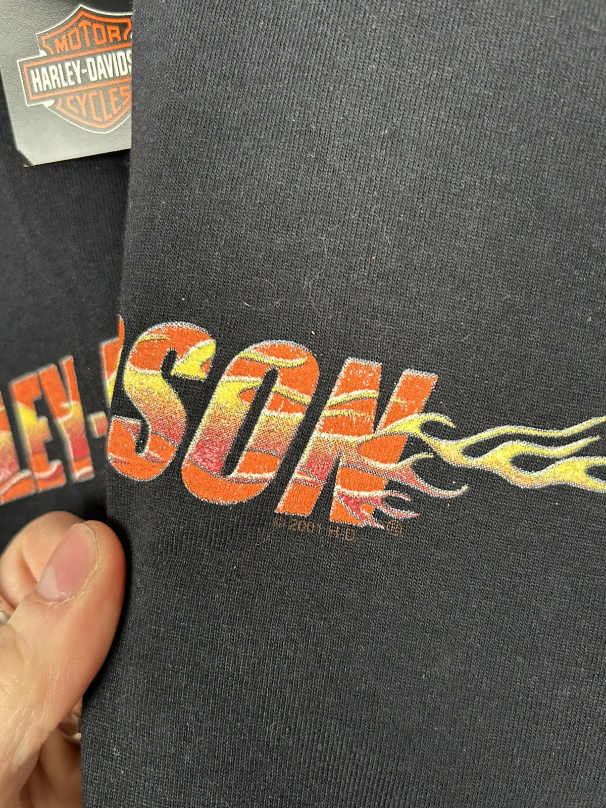 Vintage Vintage Harley Davidson 2001 Graphic Tee Motorcycles Rare Size US XL / EU 56 / 4 - 5 Thumbnail