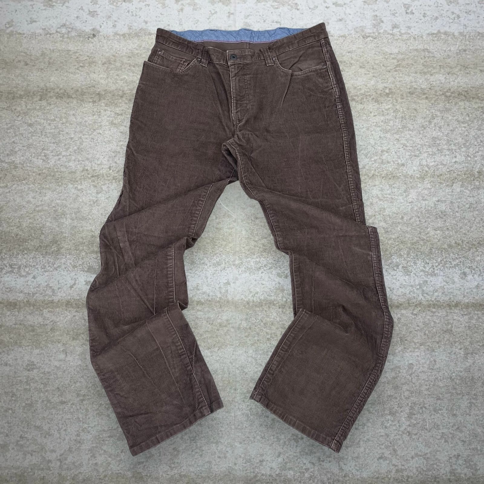 L.L. Bean Vintage 90s LL Bean Corduroy Pants 36x32 Regular Fit Brown Size US 36 / EU 52 - 2 Thumbnail