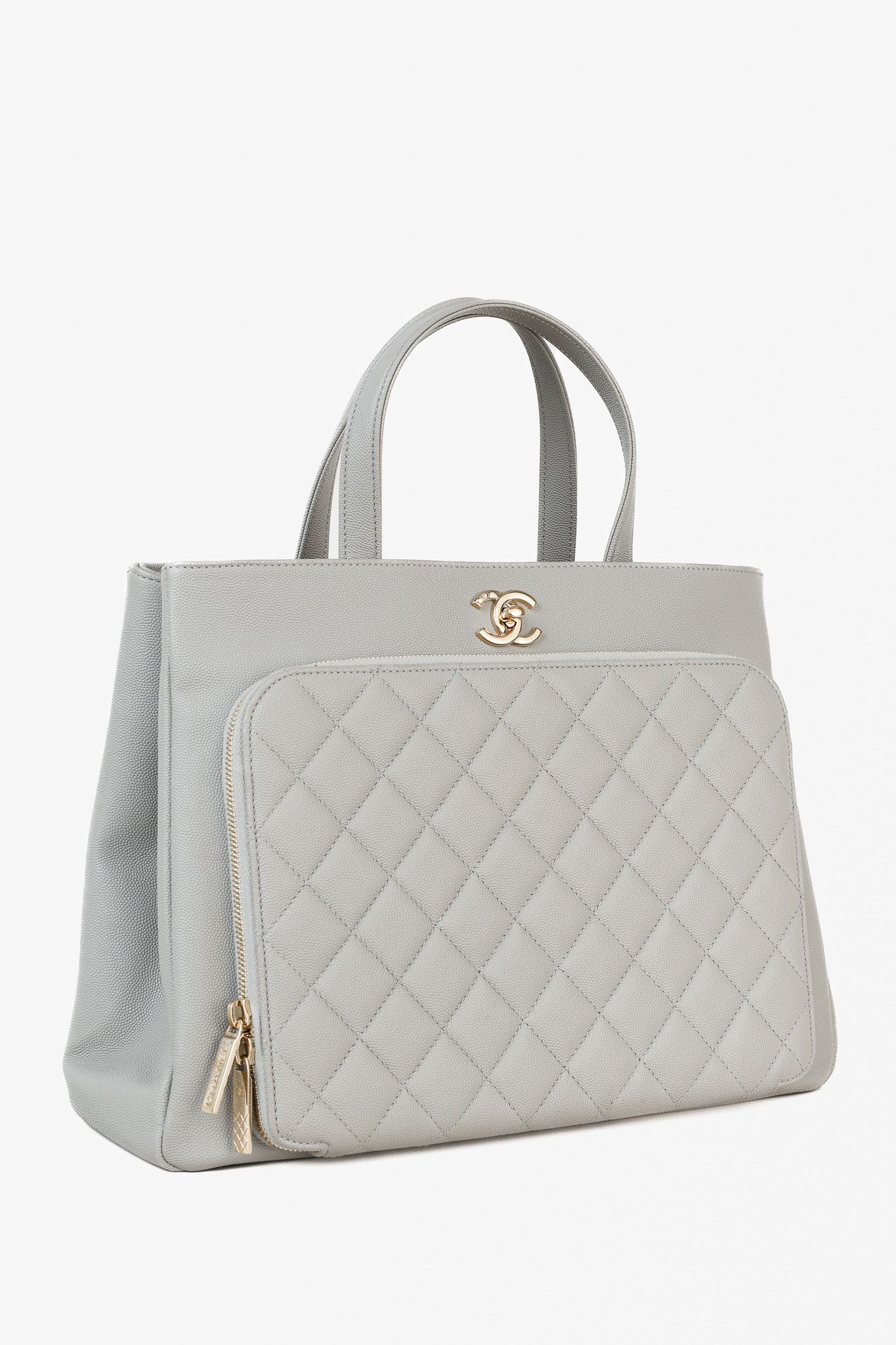 Chanel Chanel Business Affinity Large Caviar Leather Quilted Tote Size ONE SIZE - 2 Thumbnail