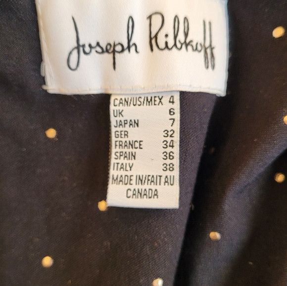 Joseph Ribkoff Joseph Ribkoff Black Golden Studded Midi Dress - Size 4 Size S / US 4 / IT 40 - 5 Thumbnail