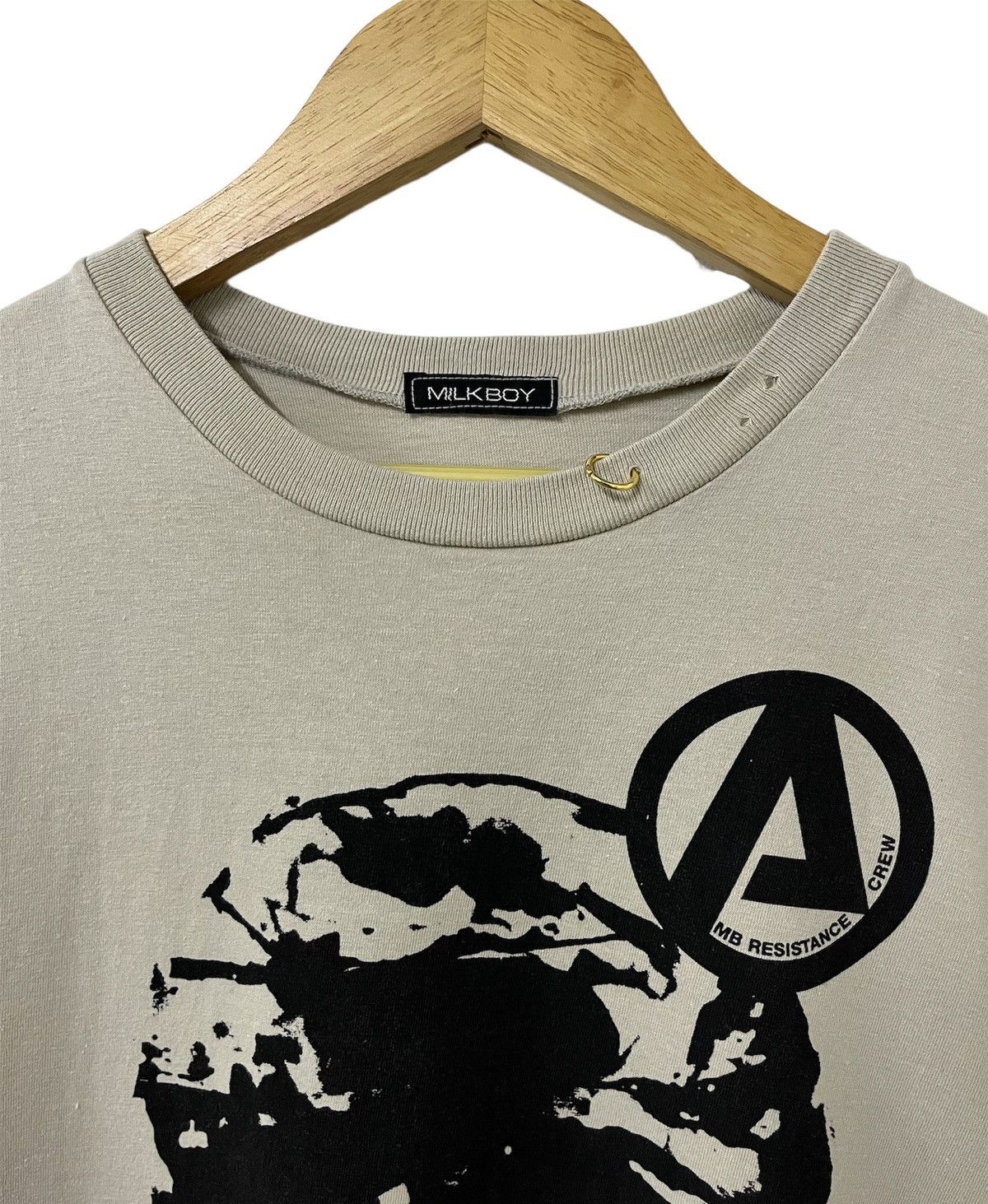 20471120 MILK BOY SEDITIONARIES SKULL PUNK JAPAN BRAND TSHIRT Size US M / EU 48-50 / 2 - 6 Thumbnail