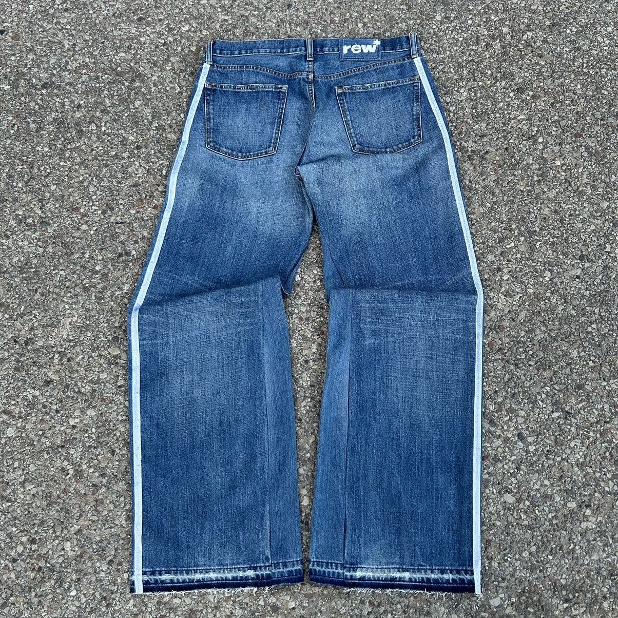 Handmade rew* adidas jeans Size US 34 / EU 50 - 4 Thumbnail