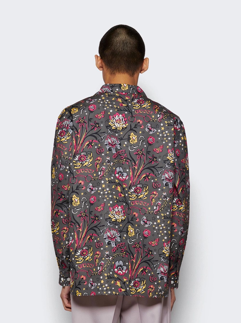 Gucci o1la5ras0426 Gucci Floral Punk Print Floral Shirt Size US M / EU 48-50 / 2 - 5 Thumbnail