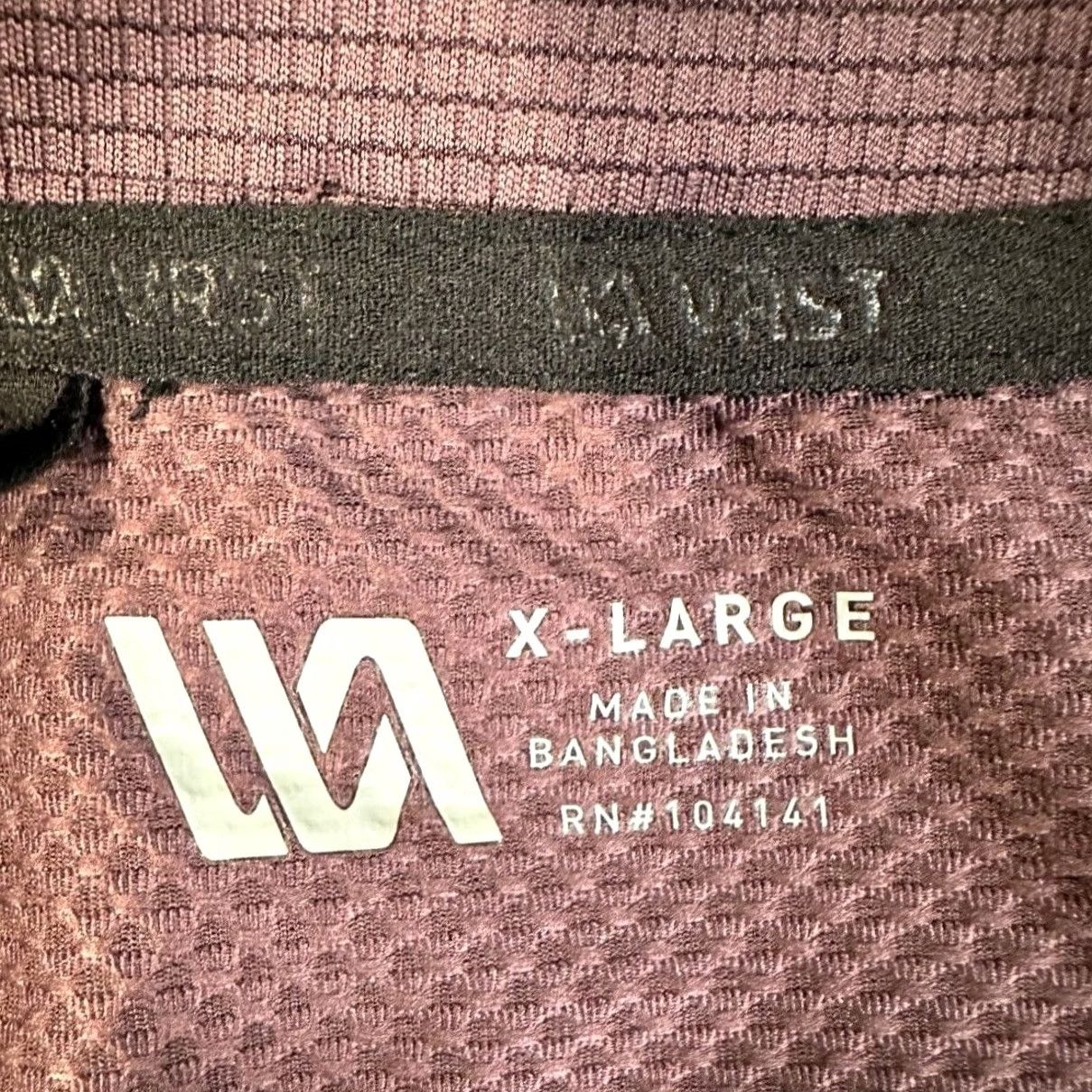 Vintage VRST T-Shirt Mens XL Purple Grid Performance Activewear Short Sleeve Tee Size US XL / EU 56 / 4 - 4 Thumbnail