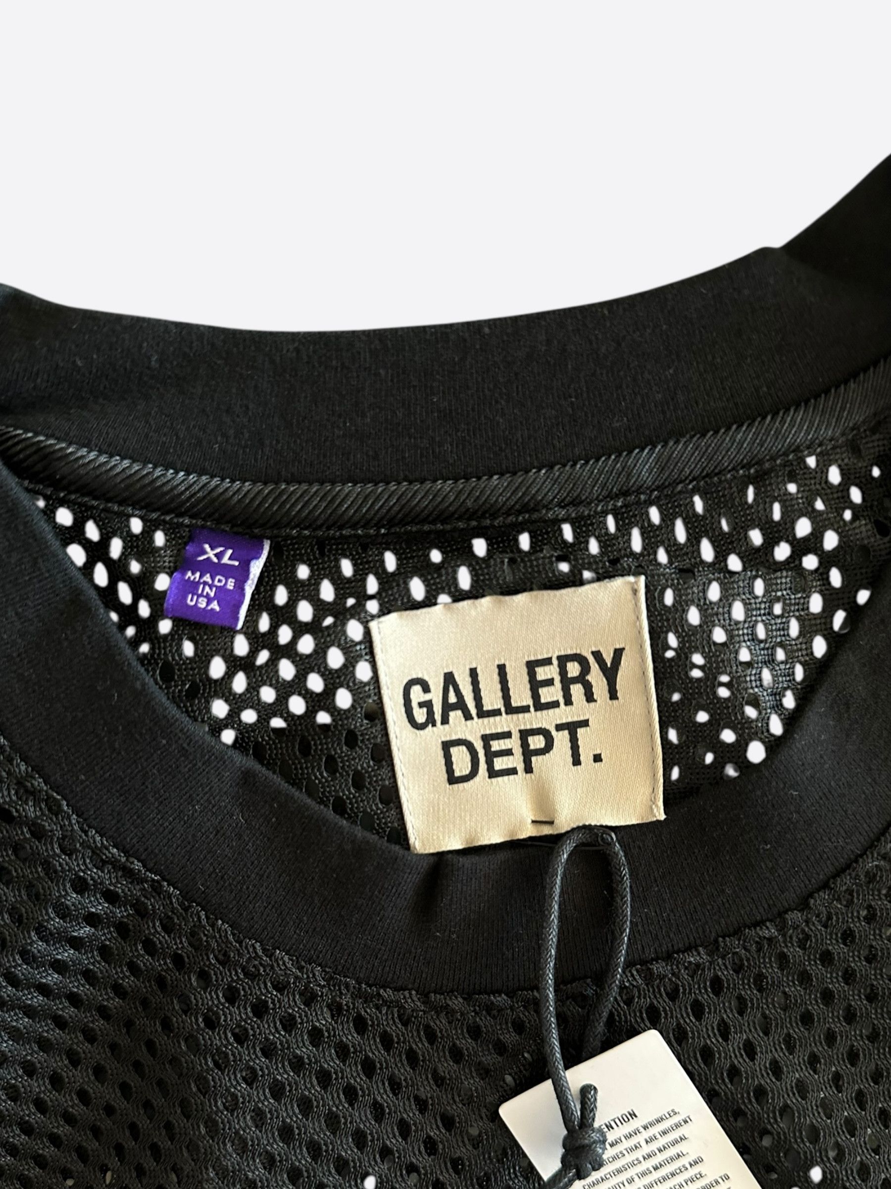 Gallery Dept. Gallery Dept Black Practice Mesh Jersey Size US S / EU 44-46 / 1 - 3 Thumbnail
