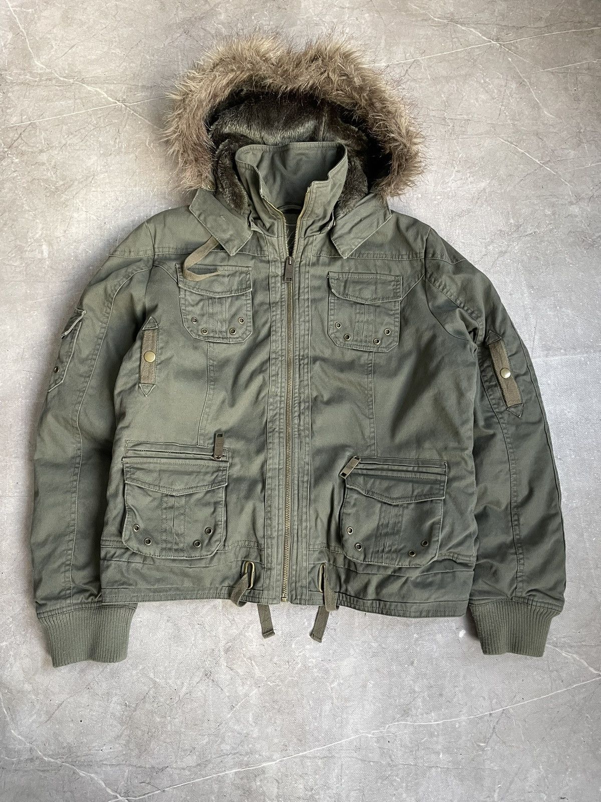 Hysteric Glamour Opium military style Issey miyake style army studded jacket Size US M / EU 48-50 / 2 - 1 Thumbnail