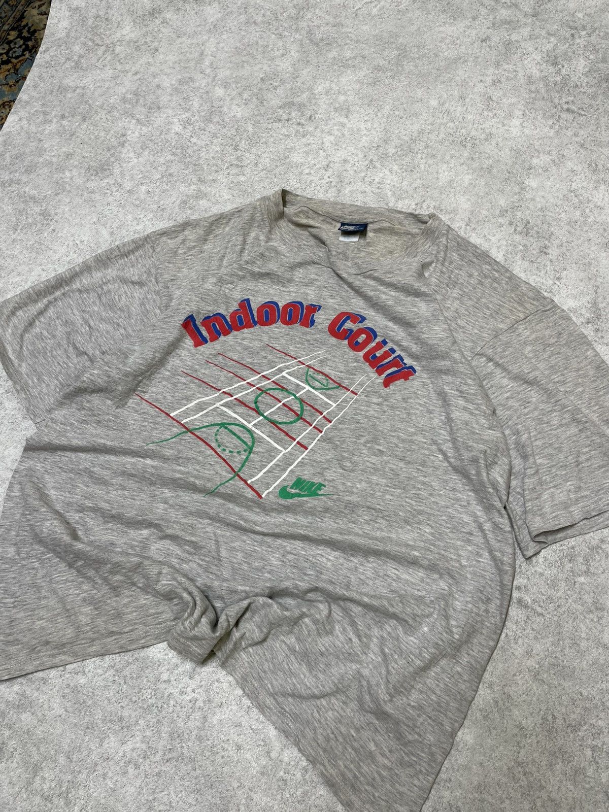 Nike × Vintage Nike Italia 🇮🇹 1989s Indoor Court Limited T-Shirt Size US L / EU 52-54 / 3 - 2 Thumbnail