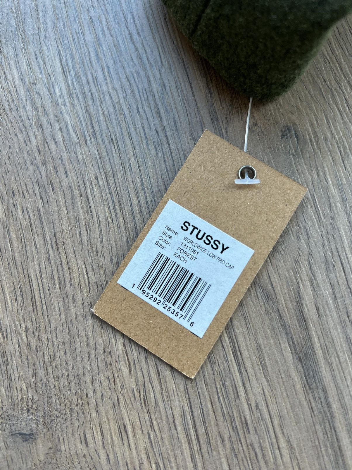 Stussy Worldwide Low Pro Cap Hat “Forest”