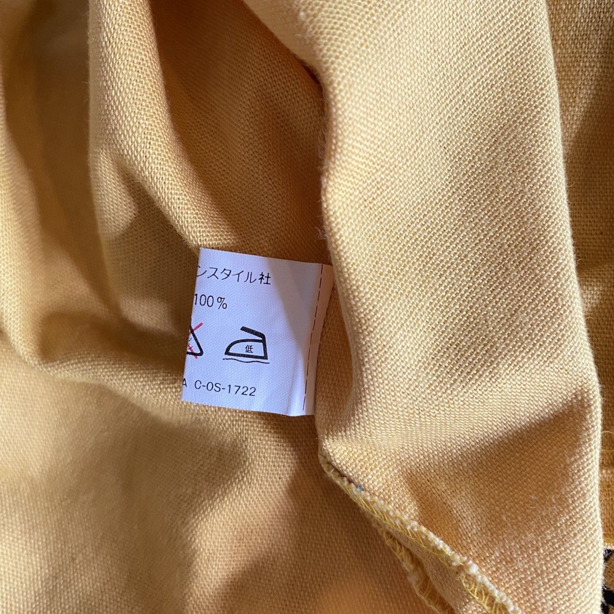 Vintage Girl Girl Yellow Contrast Collar Bowling Shirt Size M / US 6-8 / IT 42-44 - 10 Thumbnail
