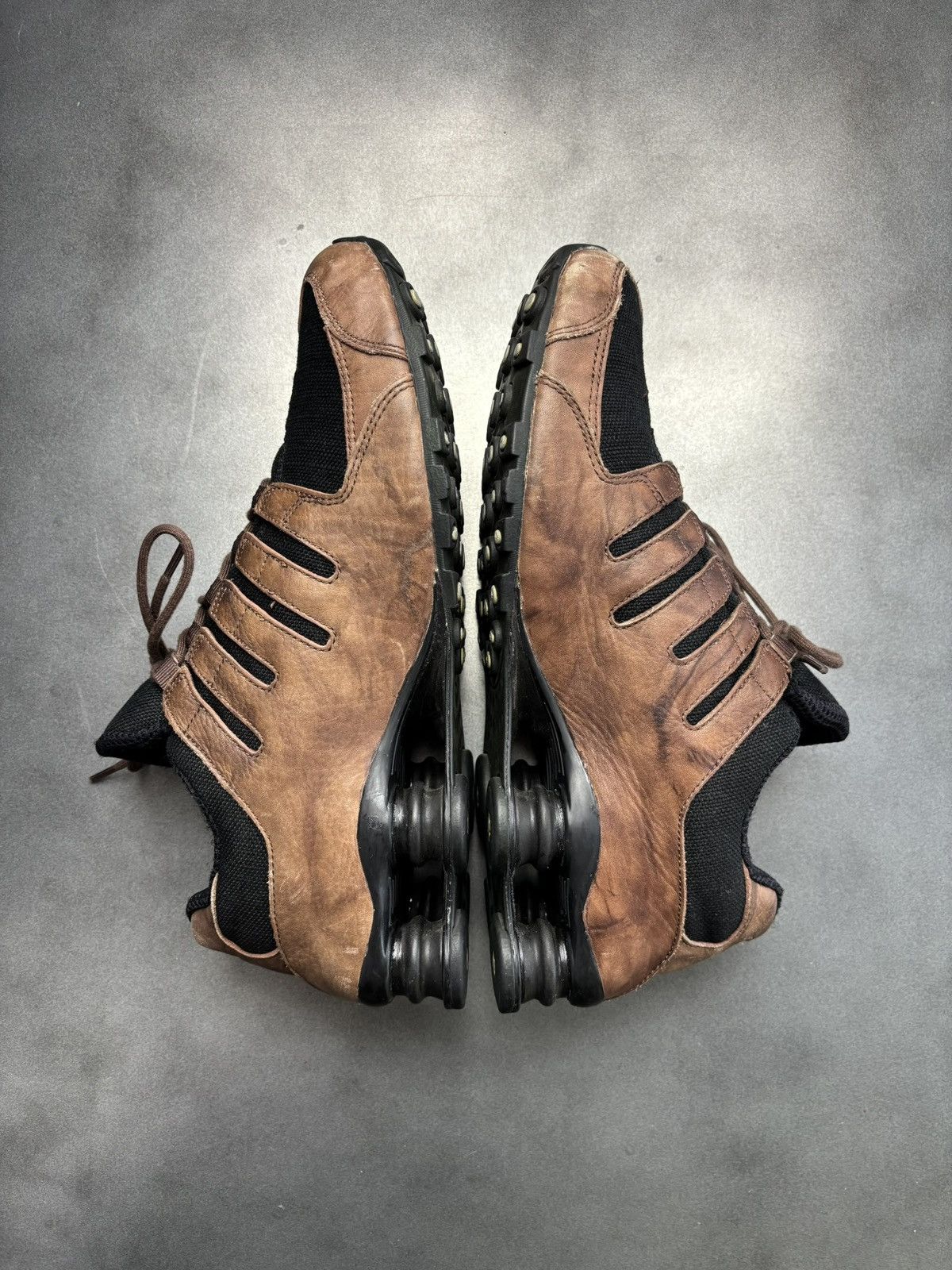 Nike × Vintage 2006 Nike Shox NZ Leather 309433-201 2000s Vintage EU Mens Size US 11 / EU 44 - 12 Thumbnail