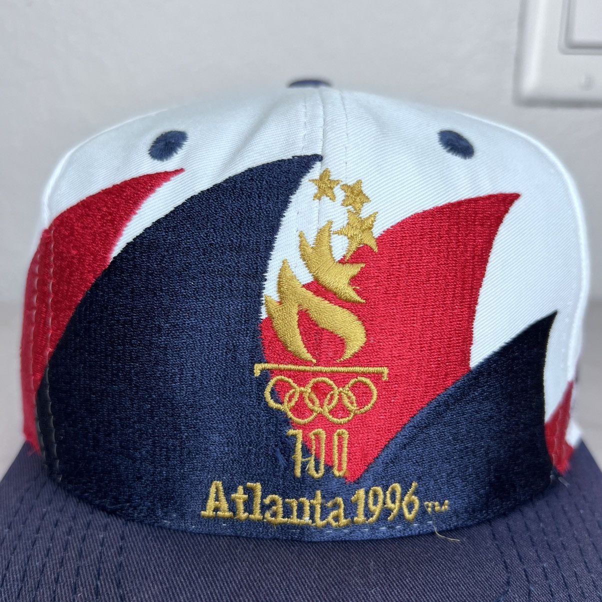 Logo Athletic 96 Atlanta Olympics Logo Athletic Double Sharktooth Snapback Size ONE SIZE - 2 Thumbnail