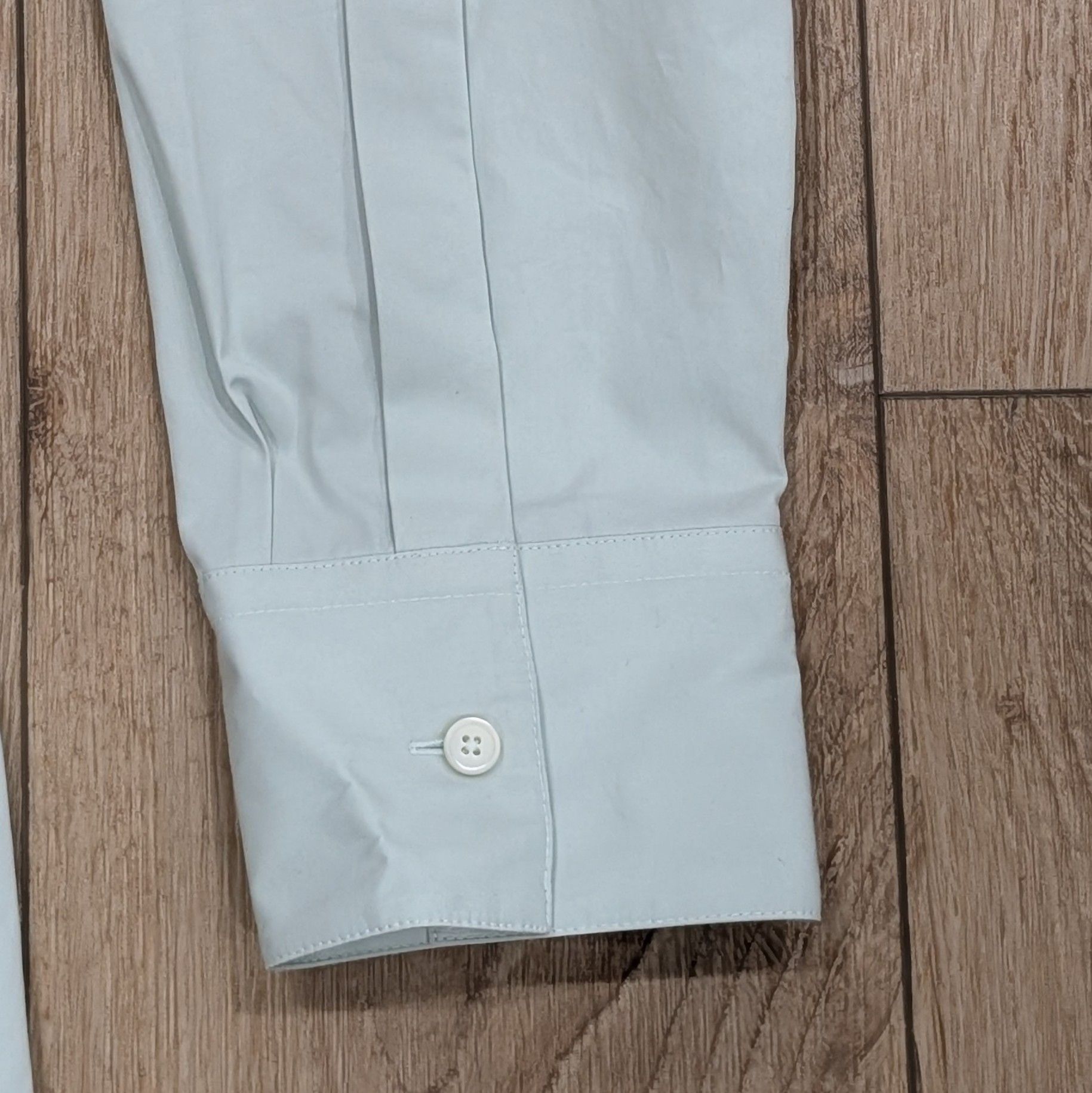 Jil Sander JIL SANDER Cotton Button Up Shirt Powder Blue 42 US 16.5 Size US L / EU 52-54 / 3 - 4 Thumbnail