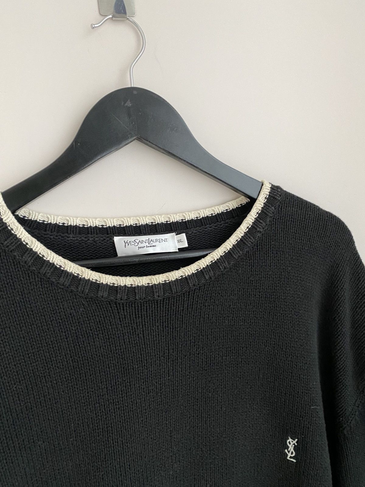 Vintage × Yves Saint Laurent Yves Saint Laurent vintage men's sweater Size US XXL / EU 58 / 5 - 2 Thumbnail