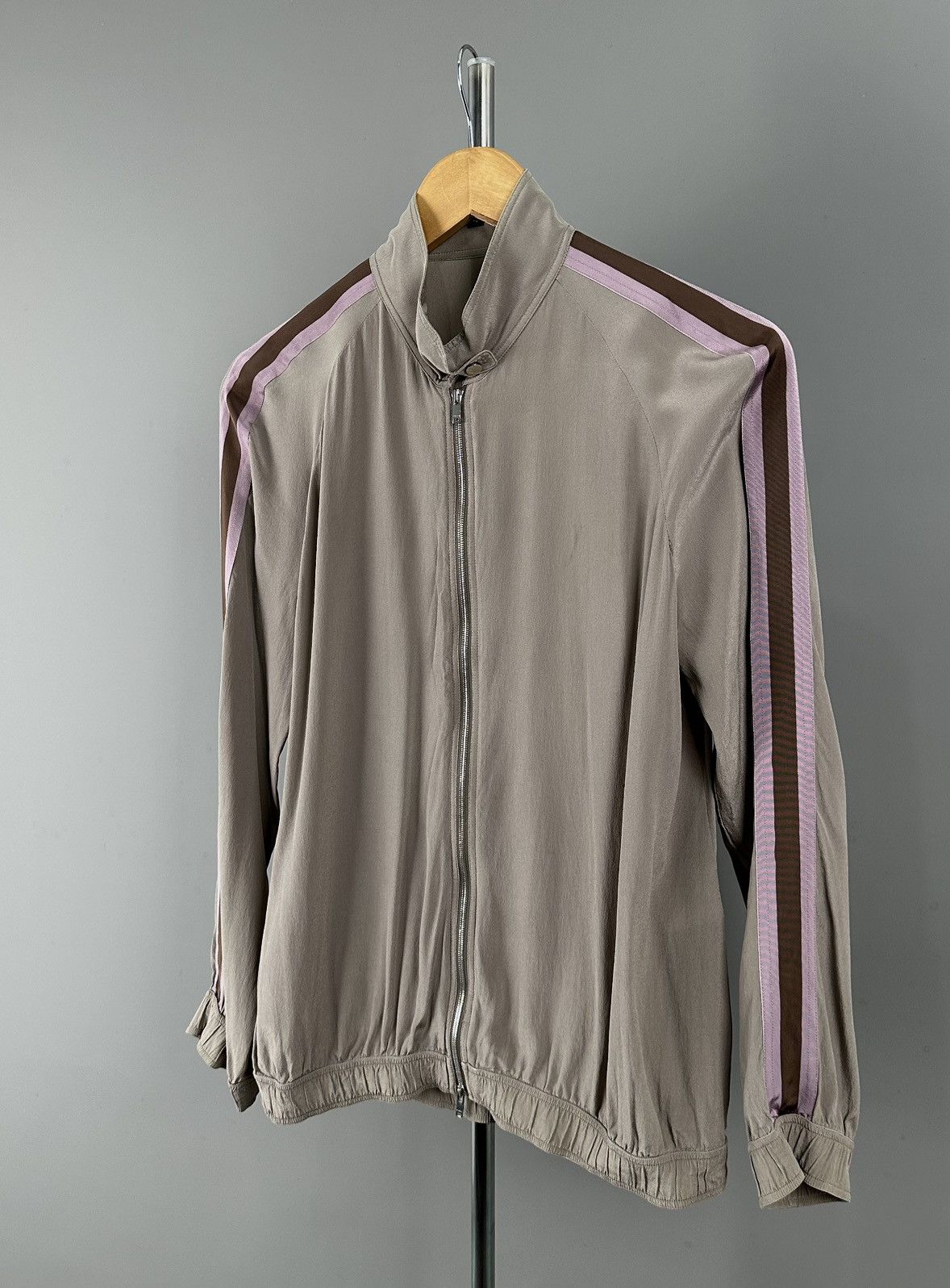 Gucci Gucci - Ready to Wear 2010 - Silk Zip Jacket Sleeve Stripes Size M / US 6-8 / IT 42-44 - 4 Thumbnail