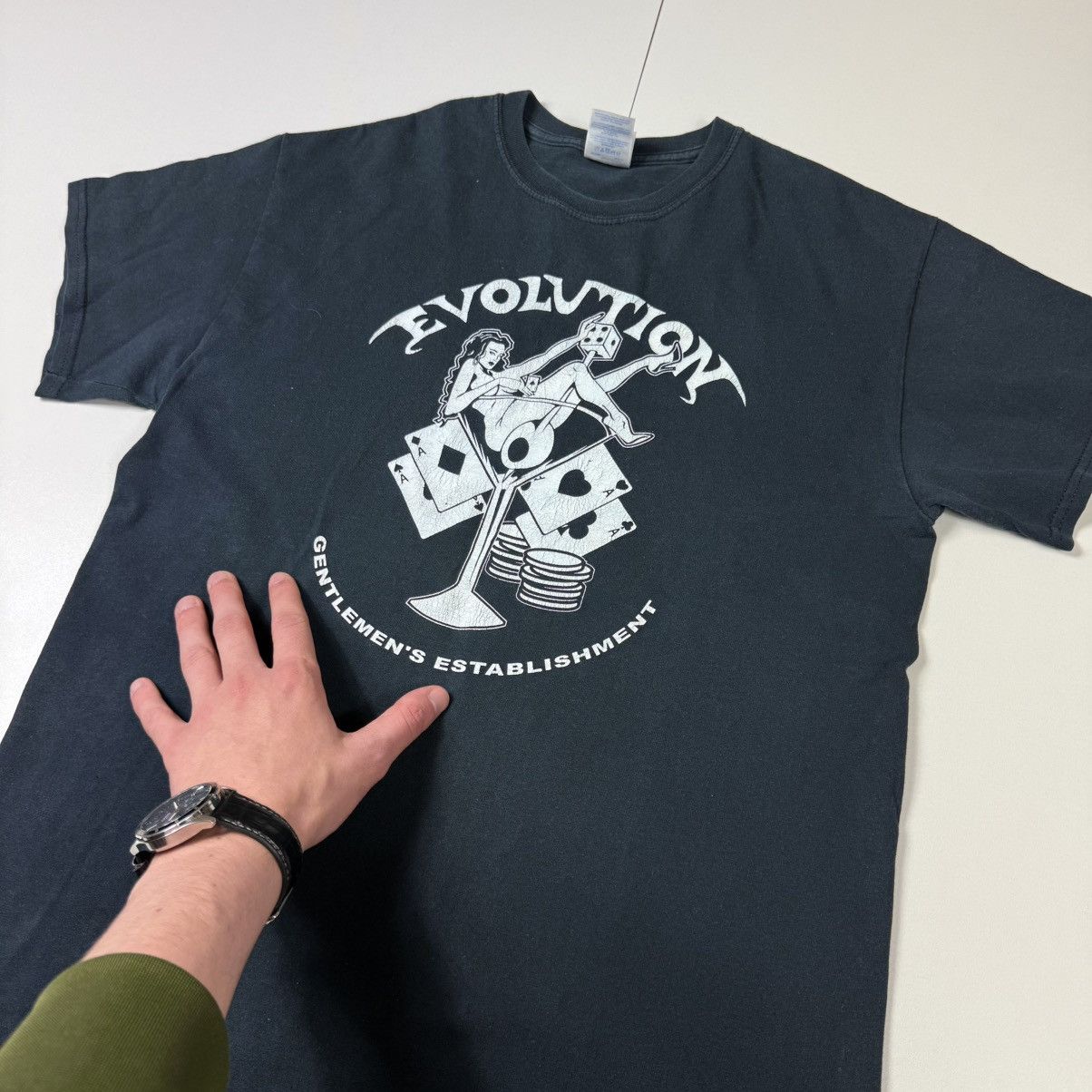 Gildan Vintage Evolution “Gentlemen’s Establishment” Casino T-Shirt Size US M / EU 48-50 / 2 - 1 Thumbnail