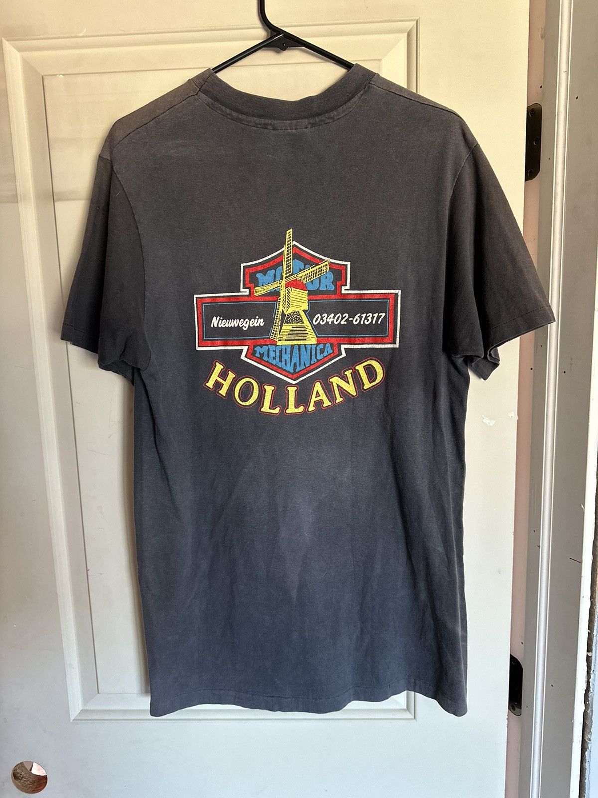 Harley Davidson × Vintage Harley Davidson 1980s Holland T-Shirt Size US XL / EU 56 / 4 - 5 Thumbnail