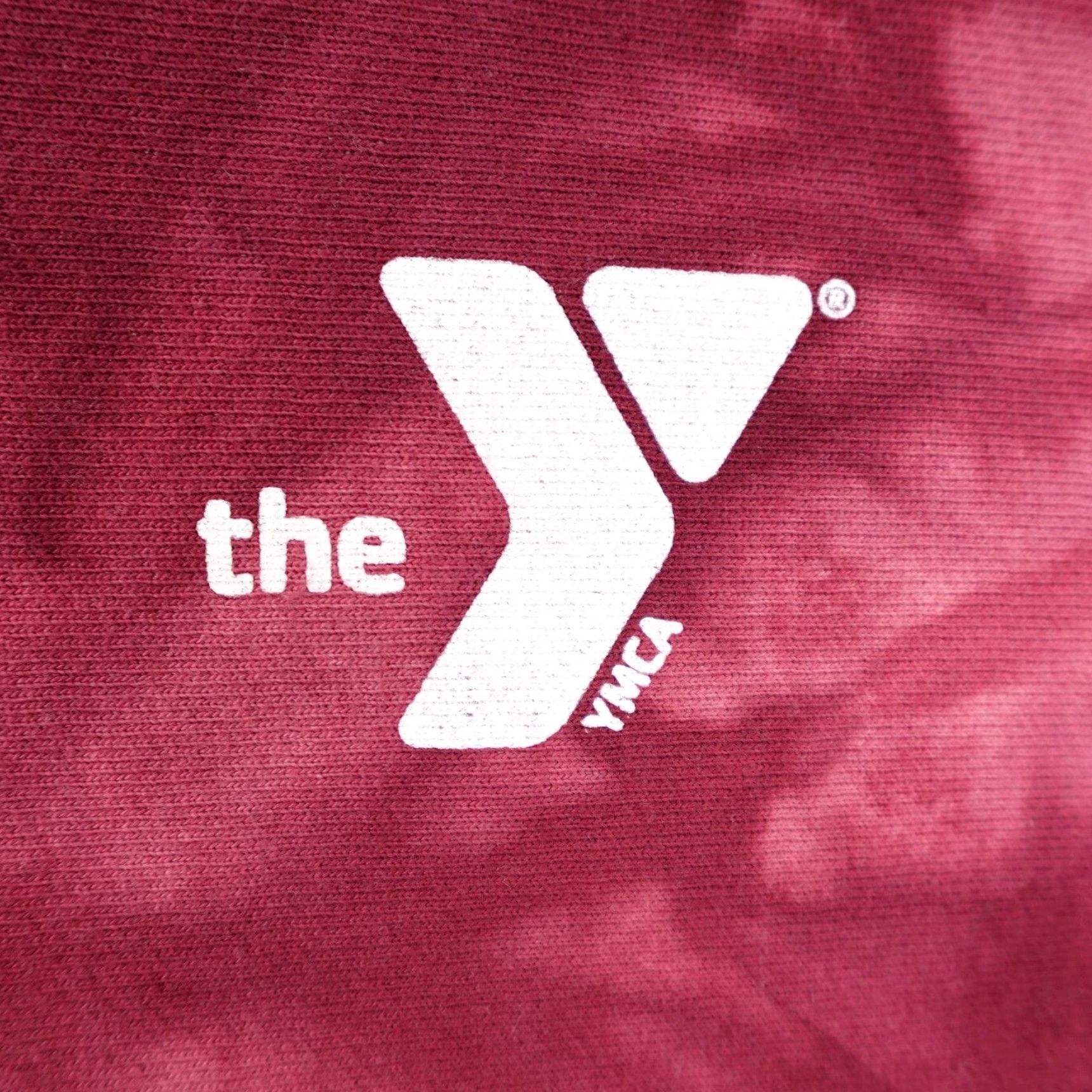 Champion Champion Reverse Weave Hoodie Mens Large Red Tie Dye YMCA Sweatshirt Pullover Size US L / EU 52-54 / 3 - 3 Thumbnail