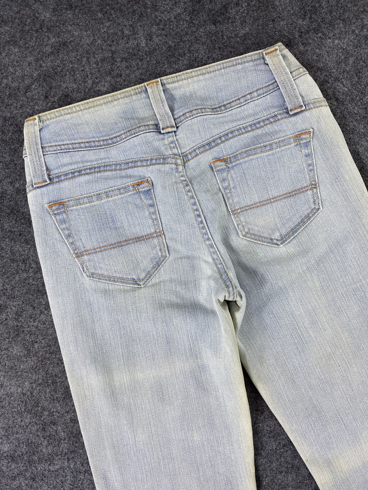 Japanese Brand × Jean Brappers Flare Blue Wash Jeans - J1049 Size 26" / US 2 / IT 38 - 6 Thumbnail