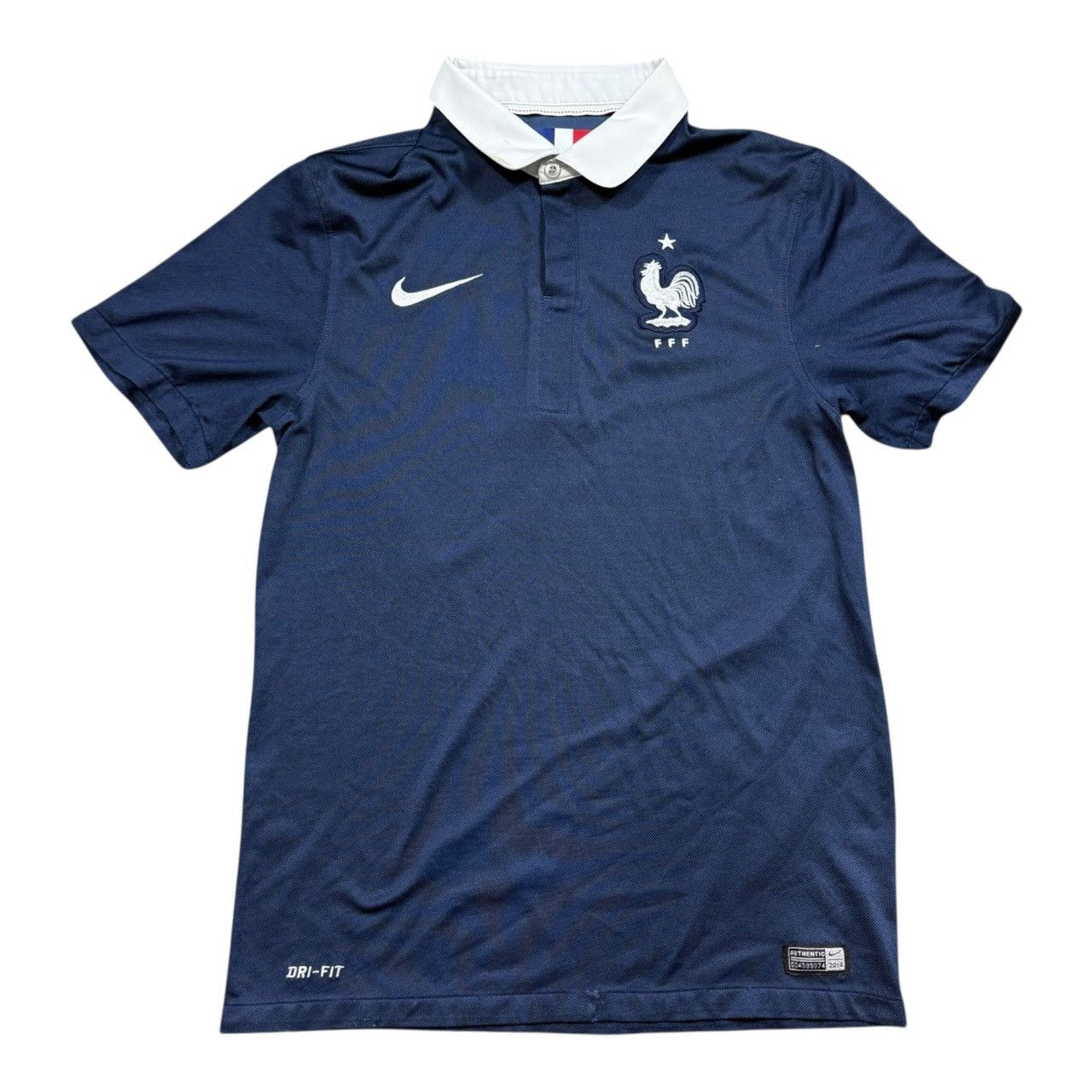Nike France Nike National Team Blue Jersey 2014 World Cup S Size US S / EU 44-46 / 1 - 1 Thumbnail