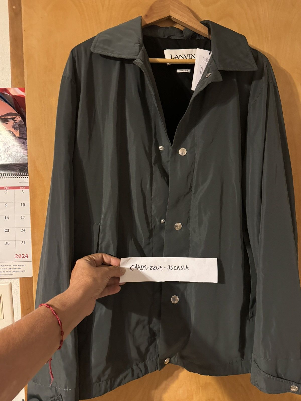 Lanvin Lanvin curb jacket grey shark size L NWT Size US L / EU 52-54 / 3 - 2 Thumbnail