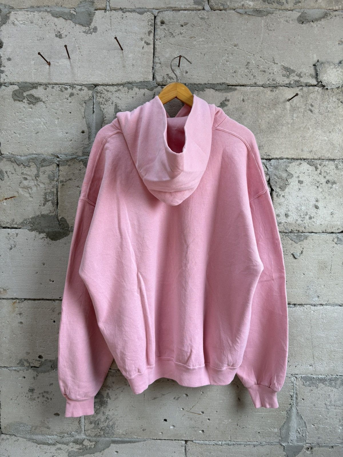 Vintage Faded Pink Auburn Russell Hoodie Size US L / EU 52-54 / 3 - 2 Thumbnail