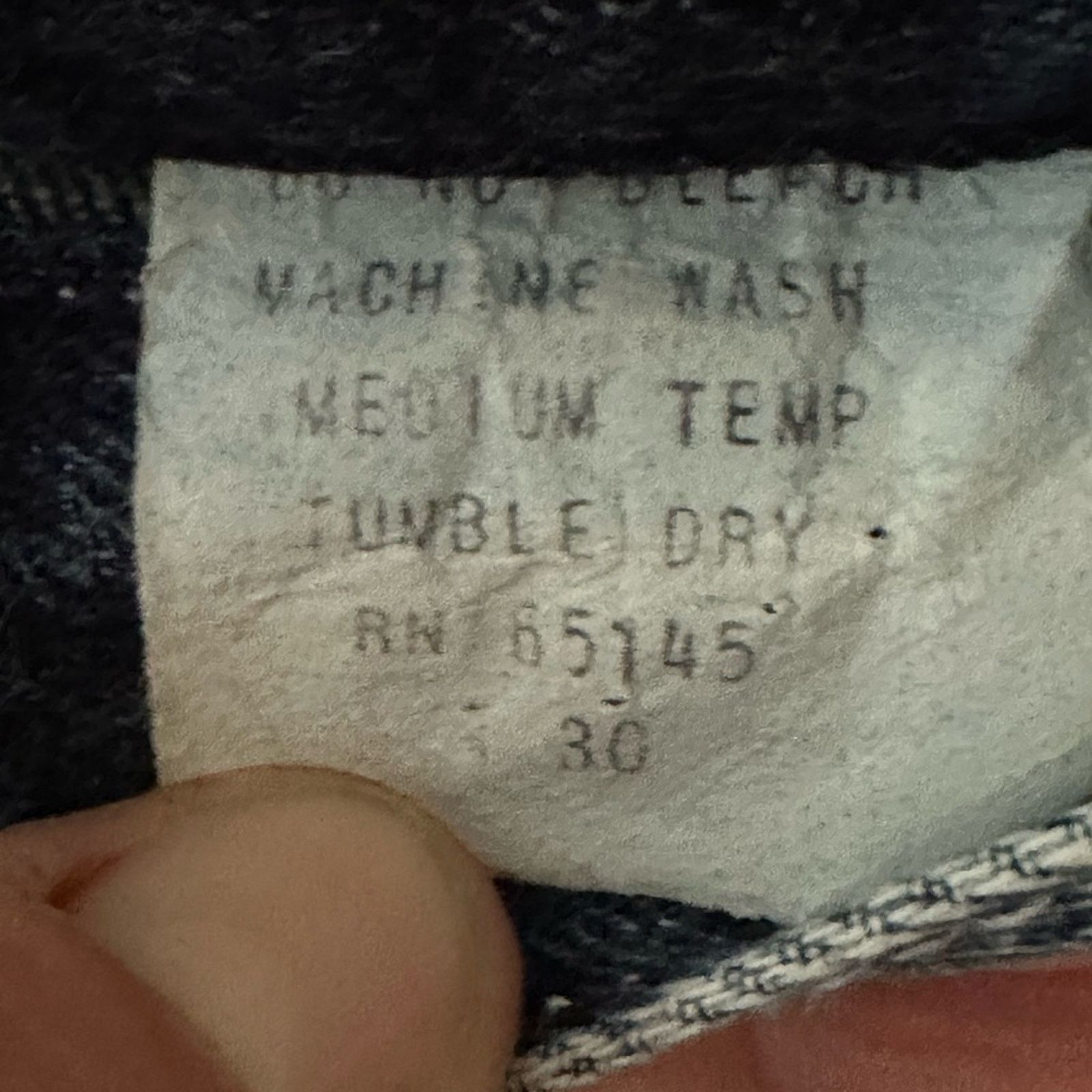 Other Vintage 80’s Two Plus One Stone Wash High Waist Denim Skirt Size 32" / US 10 / IT 46 - 3 Thumbnail