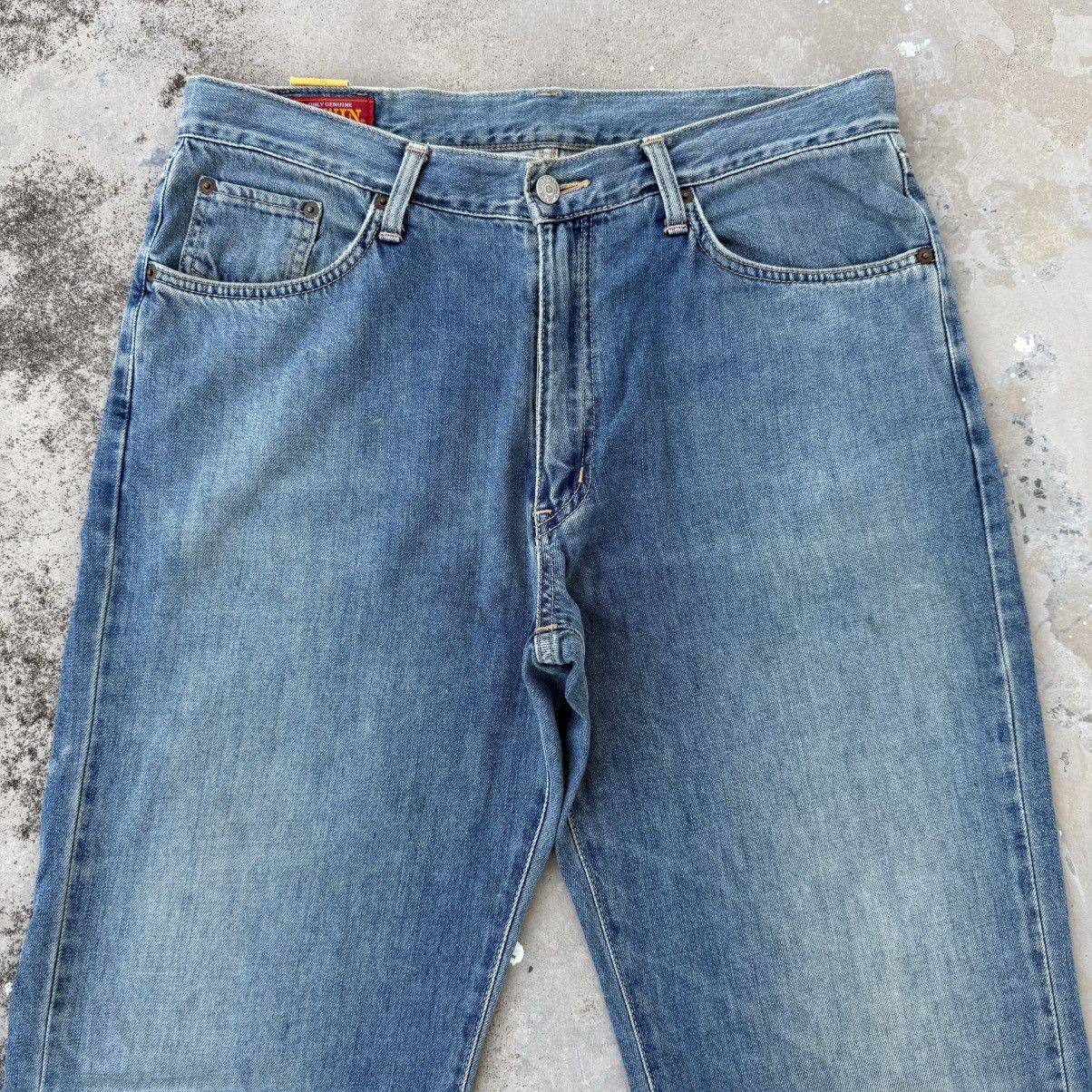 Edwin Vintage Edwin Faded Blue Denim Jean Pants W35 Size US 35 - 2 Thumbnail