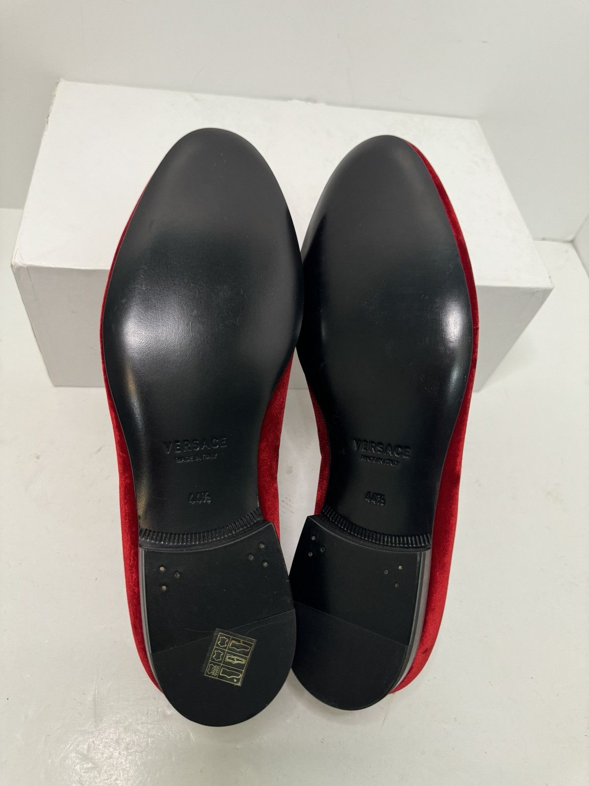 Versace Versace Medusa Red Velvet Loafers Size 44.5 SOLD OUT Size US 11.5 / EU 44-45 - 6 Thumbnail