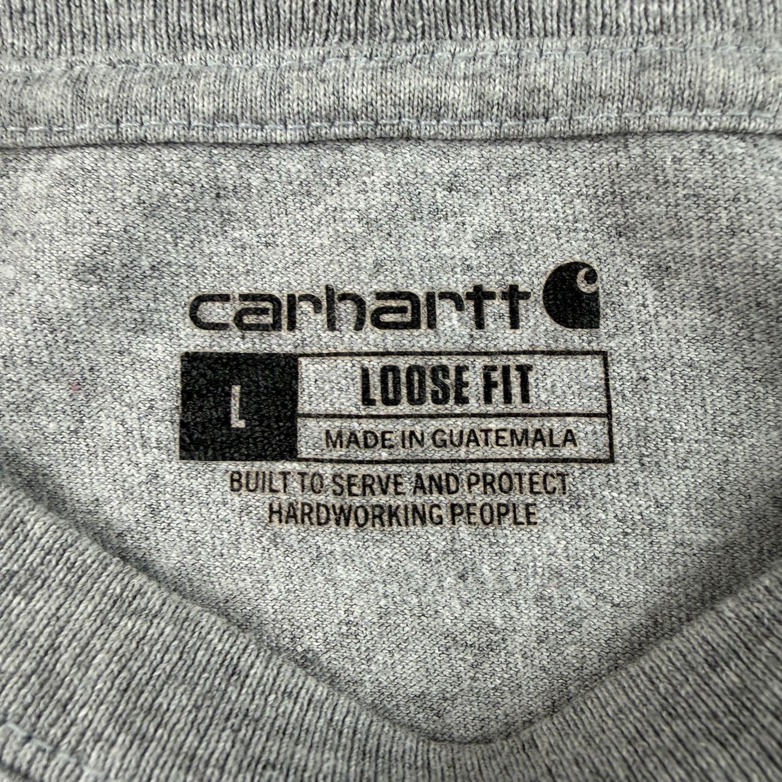 Carhartt Carhartt Long Sleeve Pocket Shirt Big Carhartt Logo Size L Size US L / EU 52-54 / 3 - 5 Thumbnail