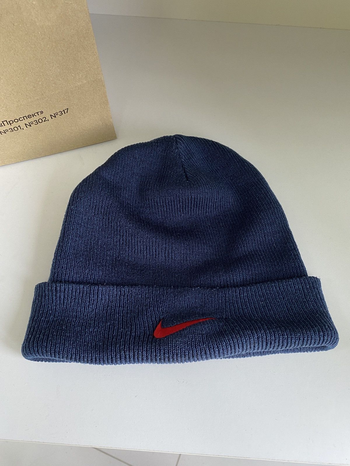 Nike × Vintage Vintage Nike Beanie Size ONE SIZE - 4 Thumbnail