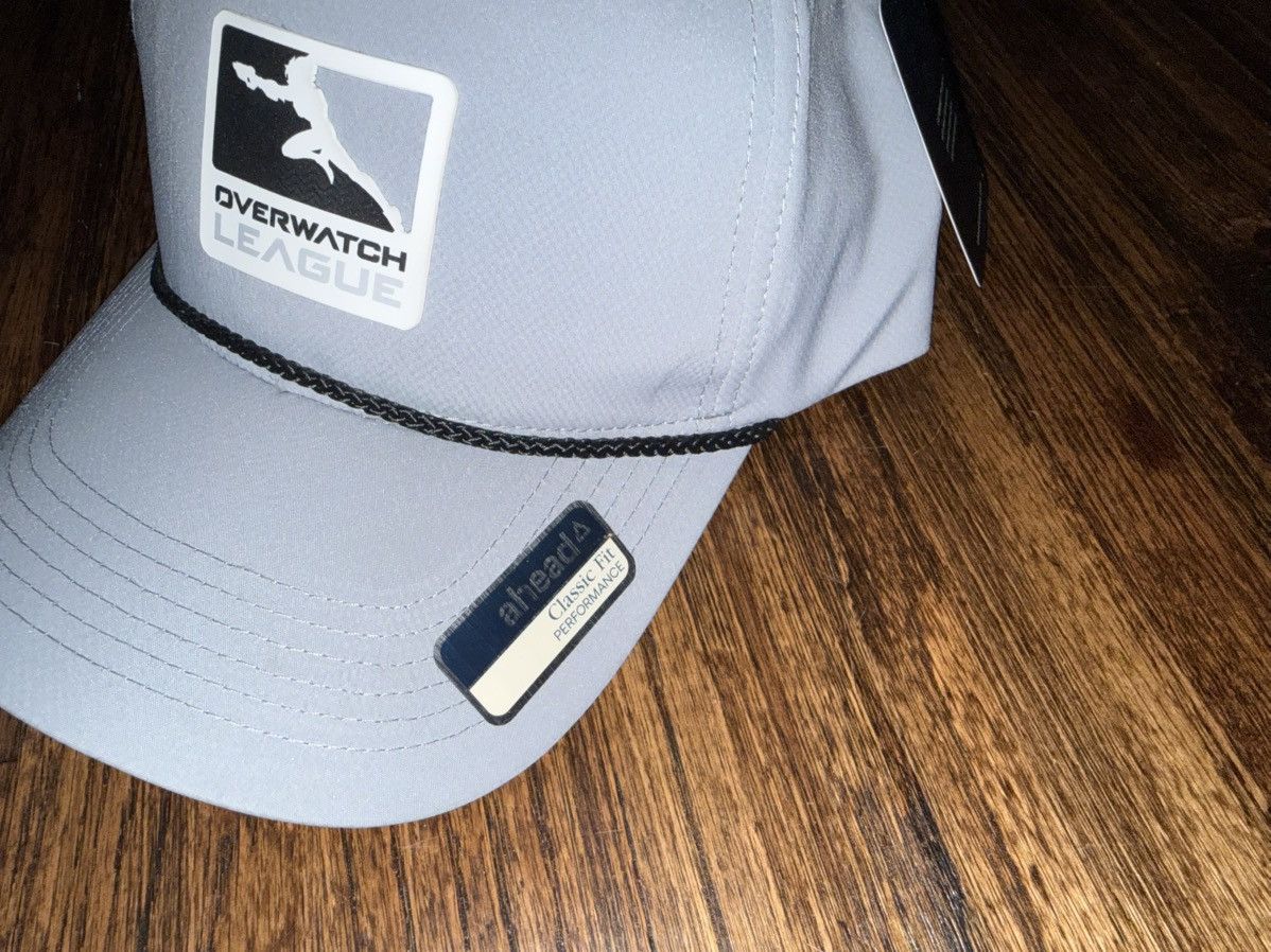 Other Overwatch League Grey Activewear Breathable Cap SnapBack Size ONE SIZE - 2 Thumbnail