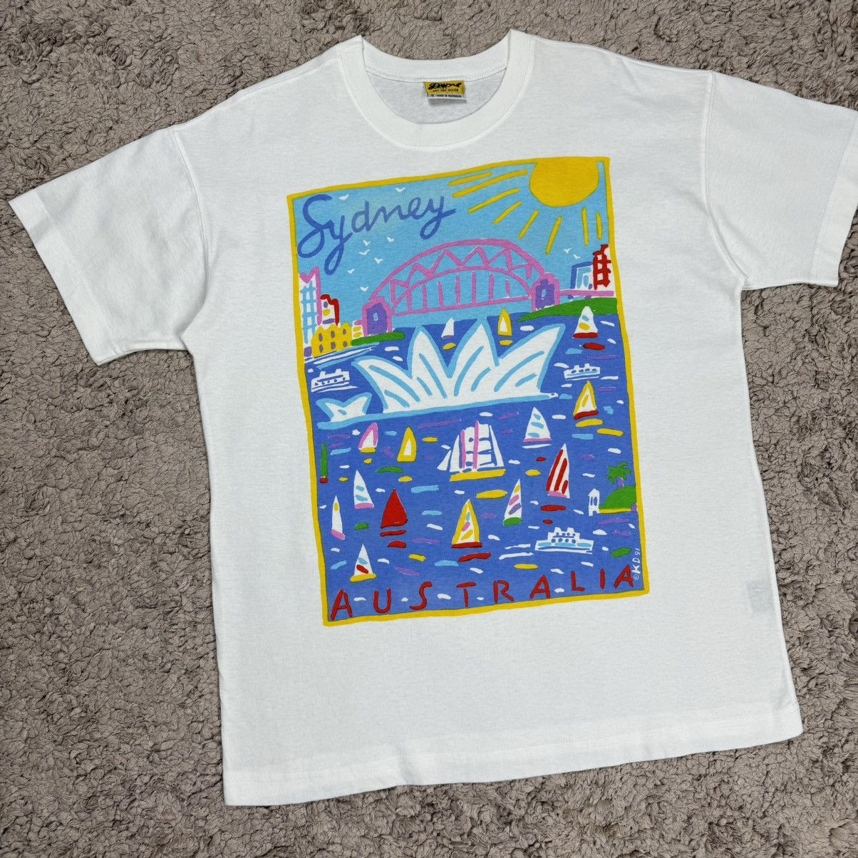 Vintage Vintage Art by Ken Done Sydney Graphic T-shirt Size US S / EU 44-46 / 1 - 3 Thumbnail