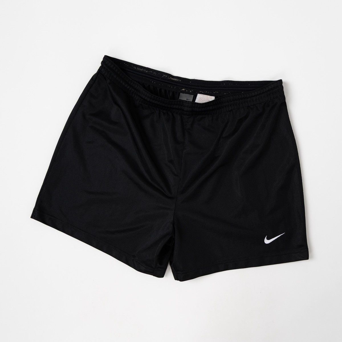 Nike Nike Mens Black Vintage Shorts 00s Swoosh Sports Casual Gym Size US 36 / EU 52 - 1 Thumbnail