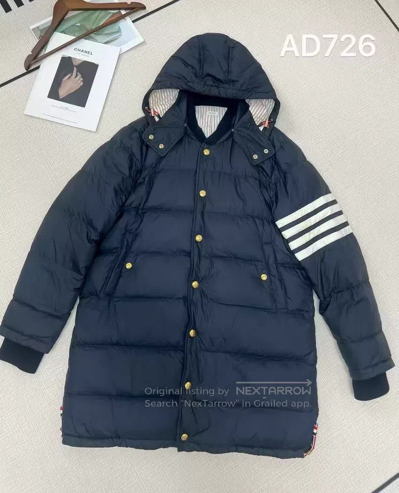 Thom Browne Thom Browne Classic long hooded down coat Size US M / EU 48-50 / 2 - 1 Thumbnail