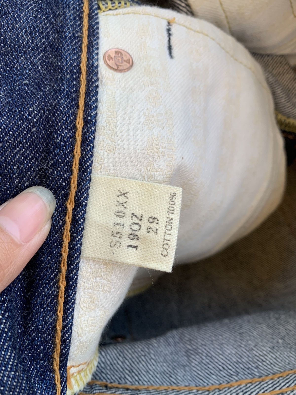 Samurai Jeans Vintage Samurai s510xx 19oz Selvedged Denim Jeans pants Size US 29 - 4 Thumbnail