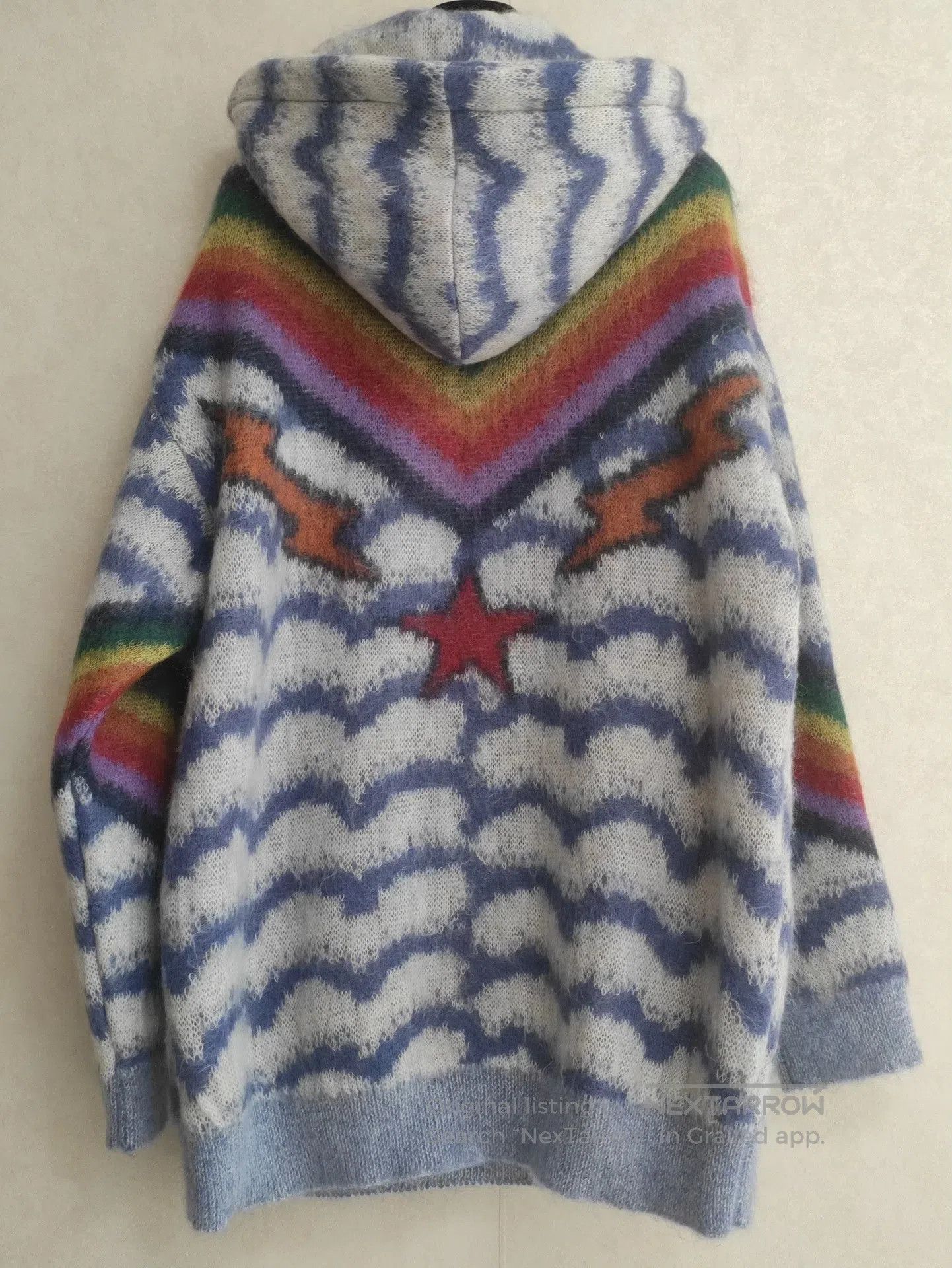 Celine Celine Rainbow Lightning Wool Hoodie. Size XS / US 0-2 / IT 36-38 - 3 Thumbnail