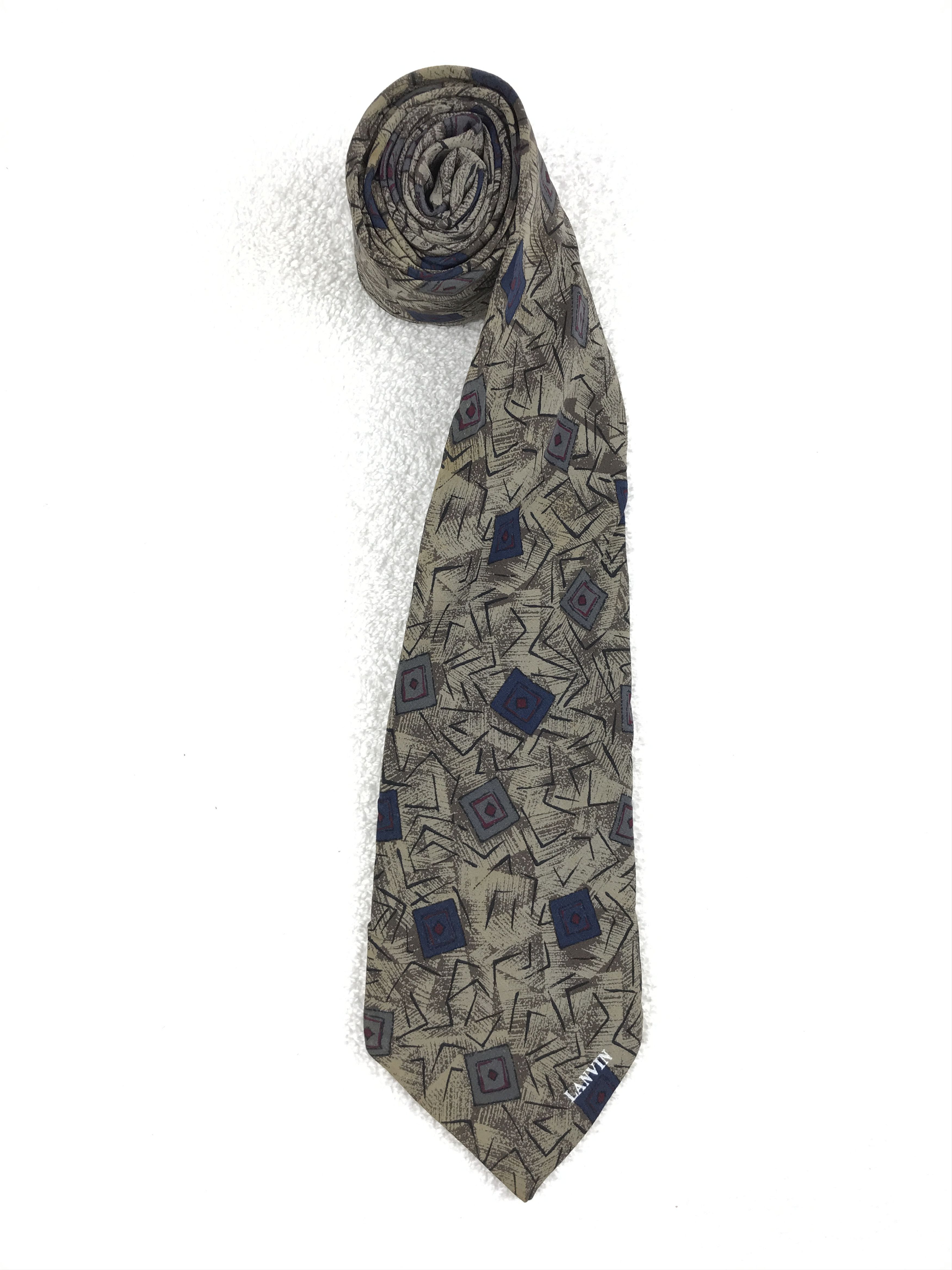 Lanvin × Vintage Vintage Lanvin Silk Necktie Size ONE SIZE - 2 Thumbnail