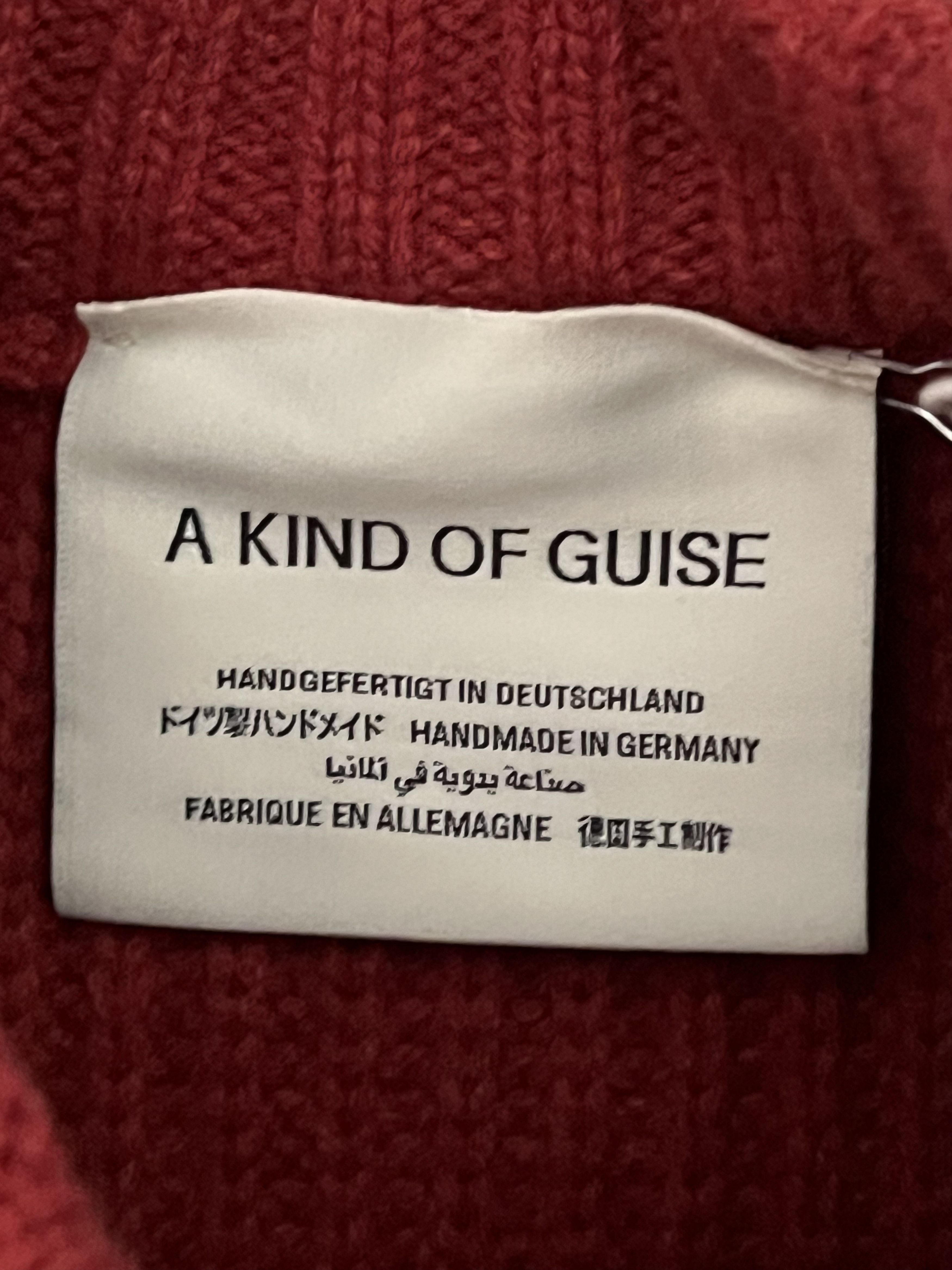 A Kind Of Guise 💚 AW23 A Kind Of Guise (AKOG Exclusive) Badger Knit Saffron Size US M / EU 48-50 / 2 - 9 Thumbnail