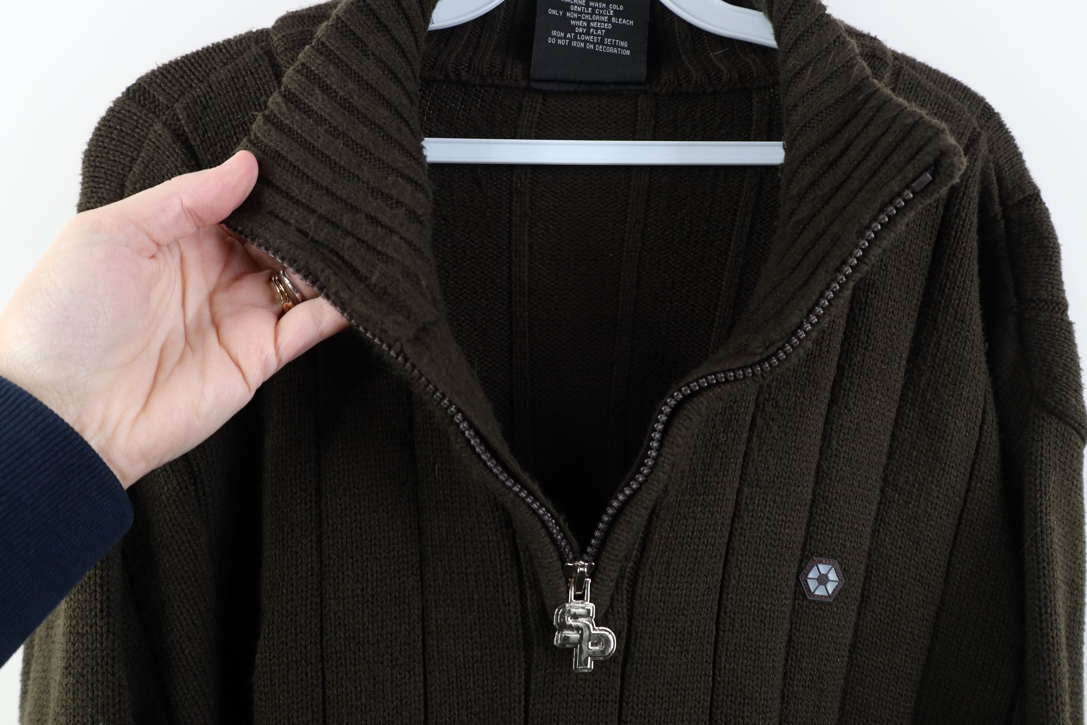 Southpole Vintage 90s Y2K South Pole Half Zip Pullover Sweater Brown Size US XL / EU 56 / 4 - 7 Thumbnail