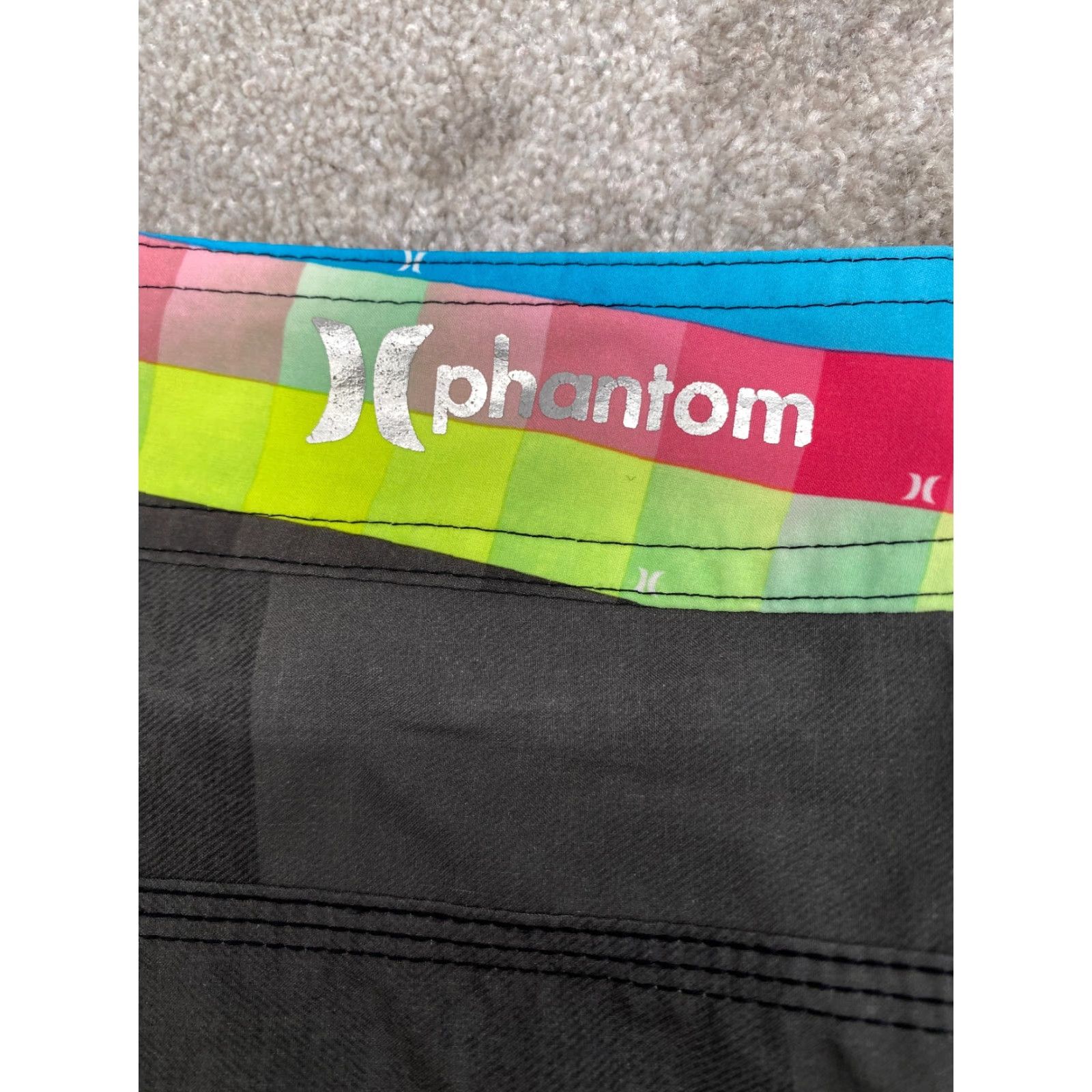 Hurley Hurley Phantom Board Shorts Men’s 32 Striped Swim Trunks Drawstring Pockets Multicolor Beach Colorful 90s Mens Size US 32 / EU 48 - 7 Thumbnail