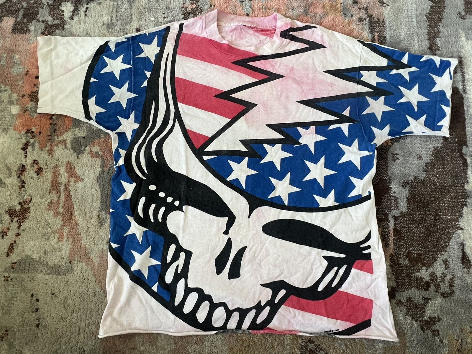 Grateful Dead 1993 USA Skull Shirt