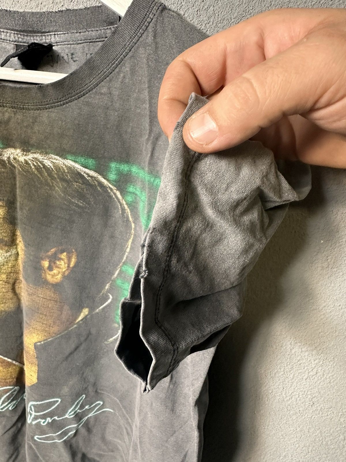 Band Tees × Vintage Elvis Presley vintage 90s 2k distressed tee shirt rare Size US L / EU 52-54 / 3 - 4 Thumbnail