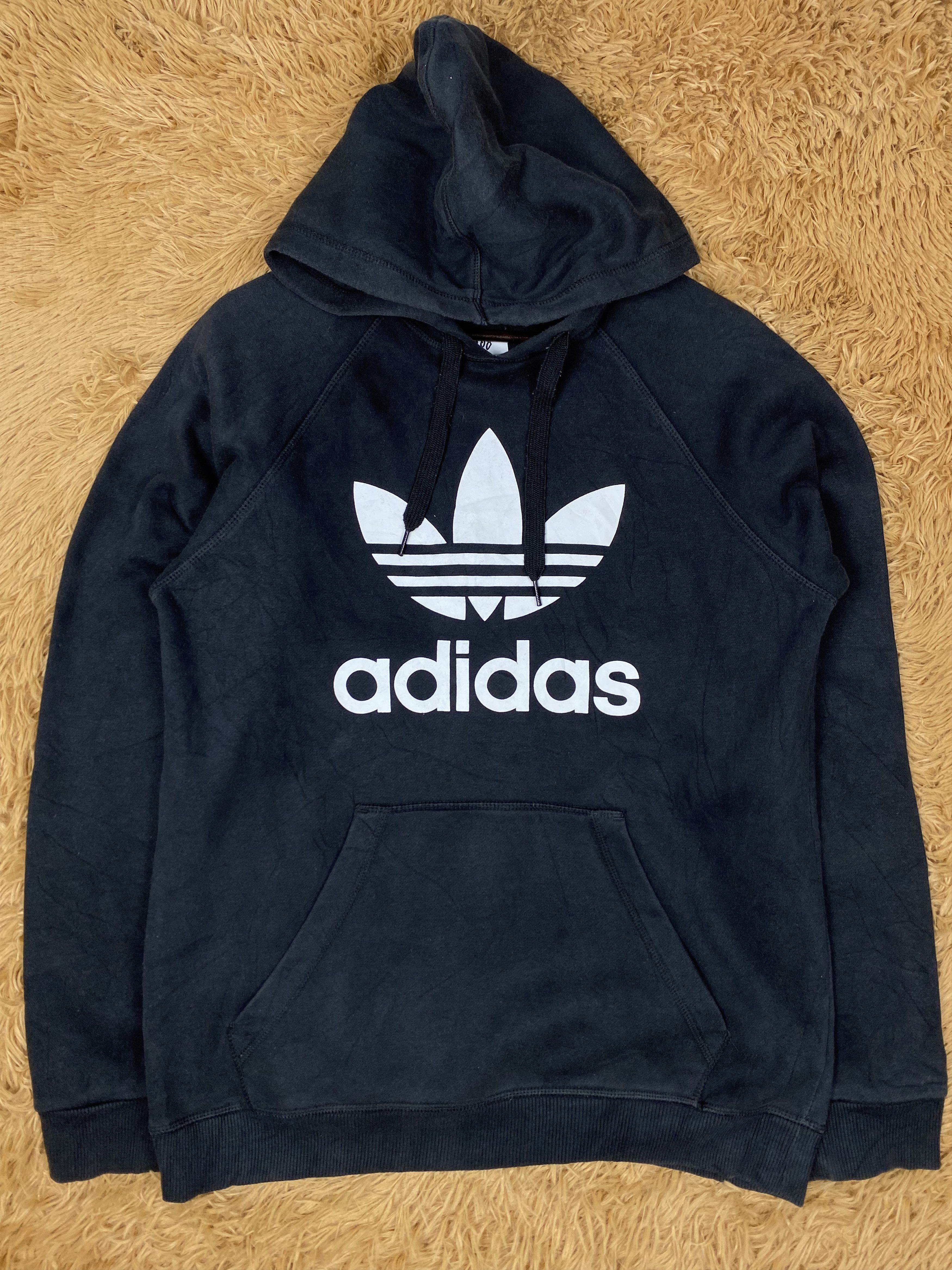 Adidas Vintage Adidas Trefoil Big Logo Hoodies PS0308 Size US M / EU 48-50 / 2 - 1 Thumbnail