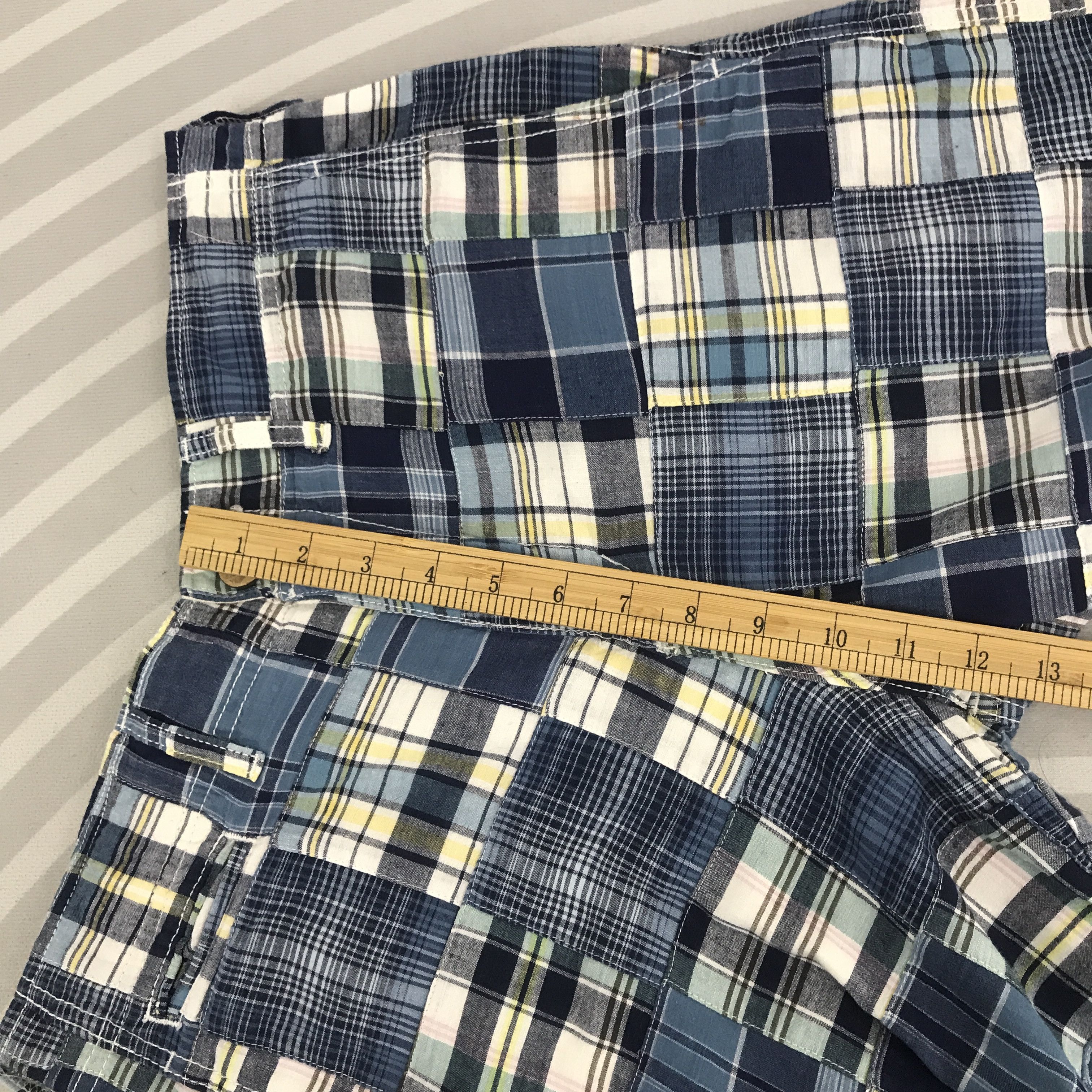 Designer × Japanese Brand × Vintage Vintage Back Number japan patchwork Shorts Size US 30 / EU 46 - 6 Thumbnail