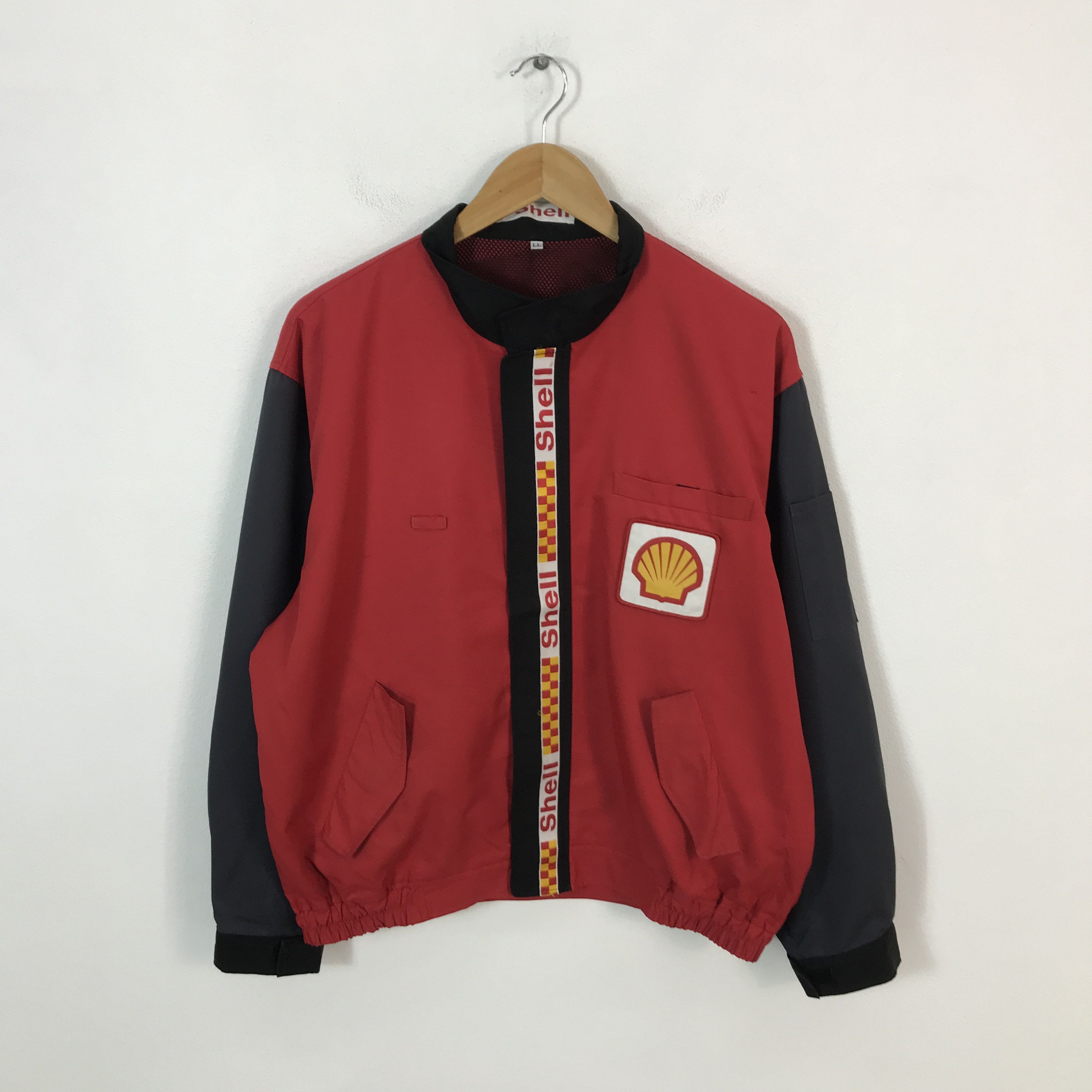 Sports Specialties Vtg Shell Helix Racing Oil jacket Size US L / EU 52-54 / 3 - 1 Thumbnail