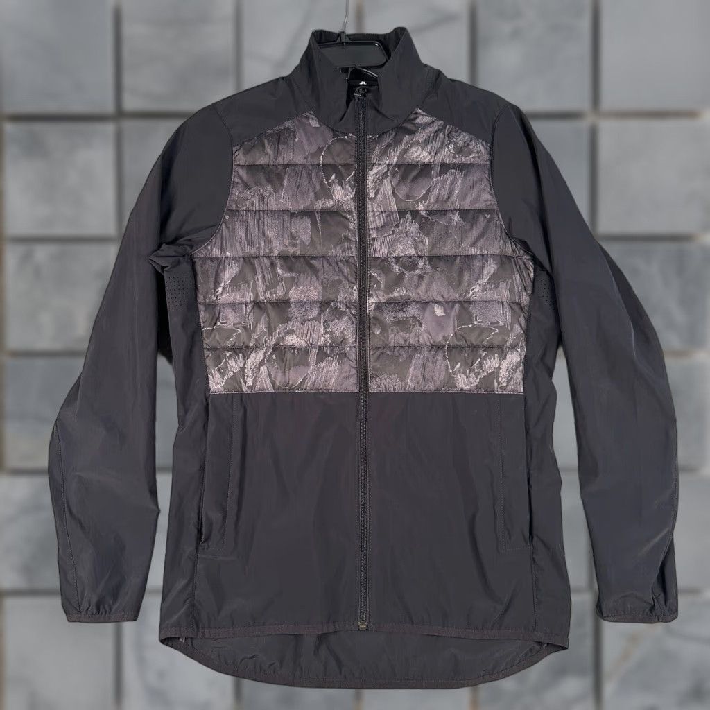 J.Lindeberg J.Lindeberg Jacket Mens Medium Black Gray Quilted Primaloft Season Hybrid Size US M / EU 48-50 / 2 - 1 Thumbnail