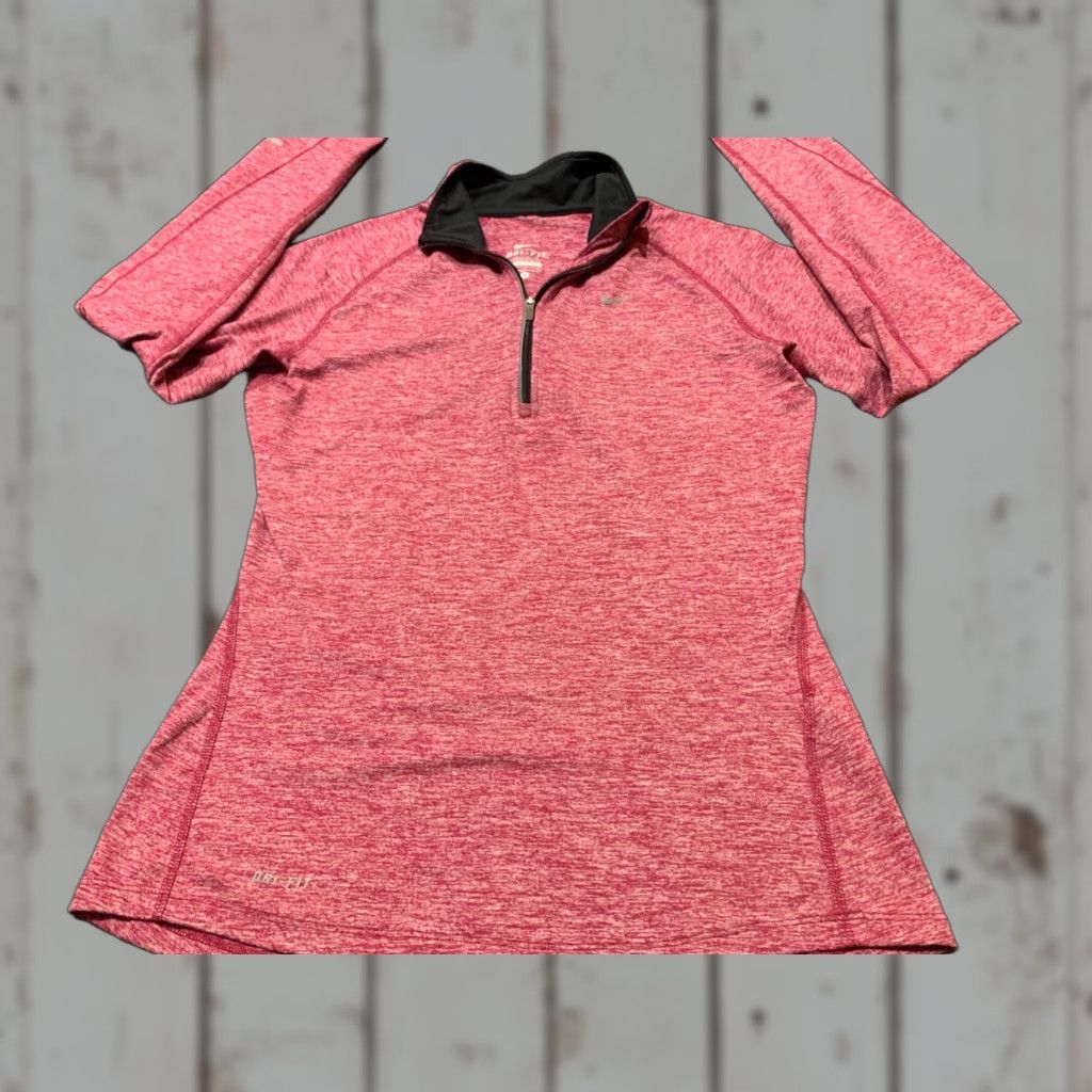 Nike Nike Element Sweatshirt Women S Pink Athletic 1/4 Zip Pullover Activewear Size S / US 4 / IT 40 - 1 Thumbnail