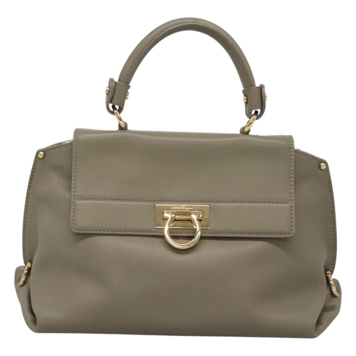 Salvatore Ferragamo Salvatore Ferragamo Sofia Satchel Smooth Leather Size ONE SIZE - 1 Thumbnail