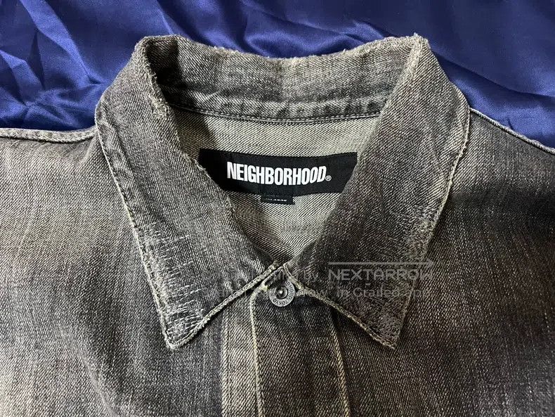 Neighborhood Neighborhood Patchwork distressed water-washed denim jacke Size US XL / EU 56 / 4 - 6 Thumbnail